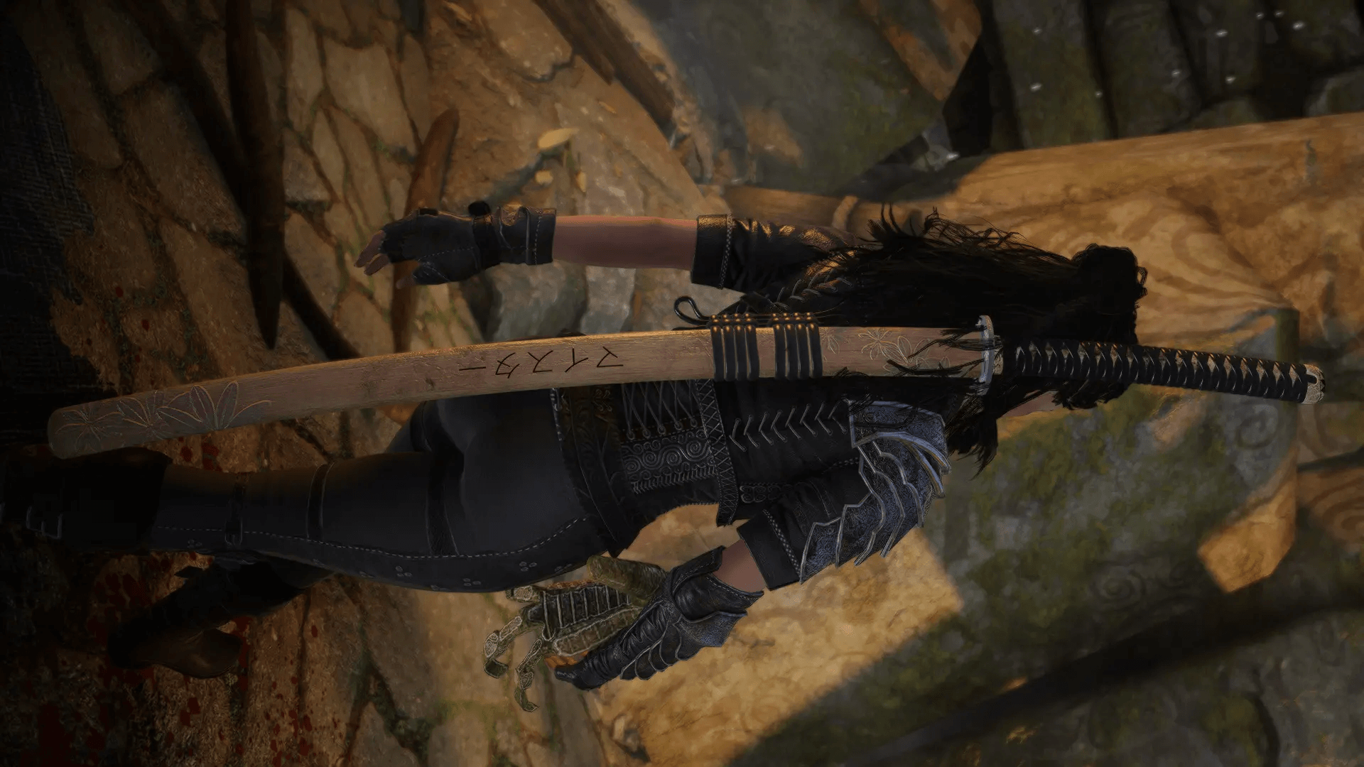 Flowering Katana mod for The Elder Scrolls V: Skyrim Special Edition