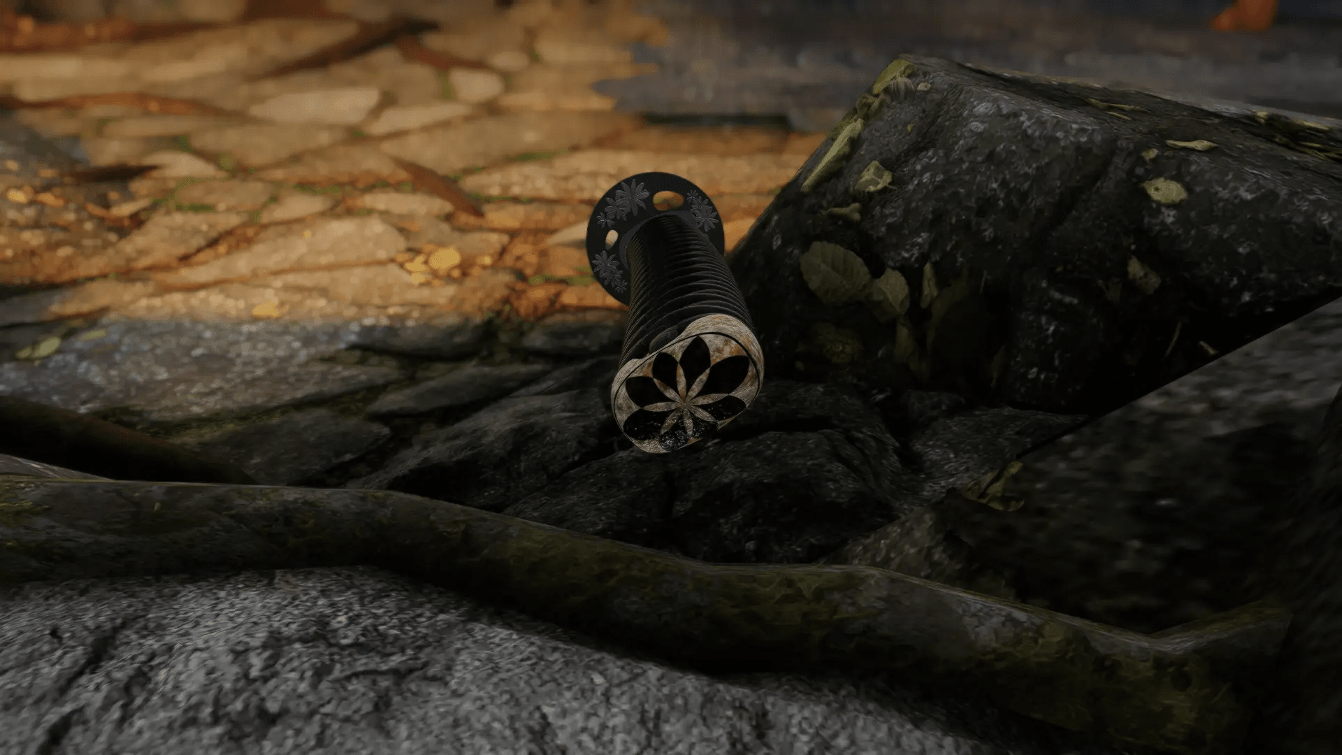 Flowering Katana mod for The Elder Scrolls V: Skyrim Special Edition