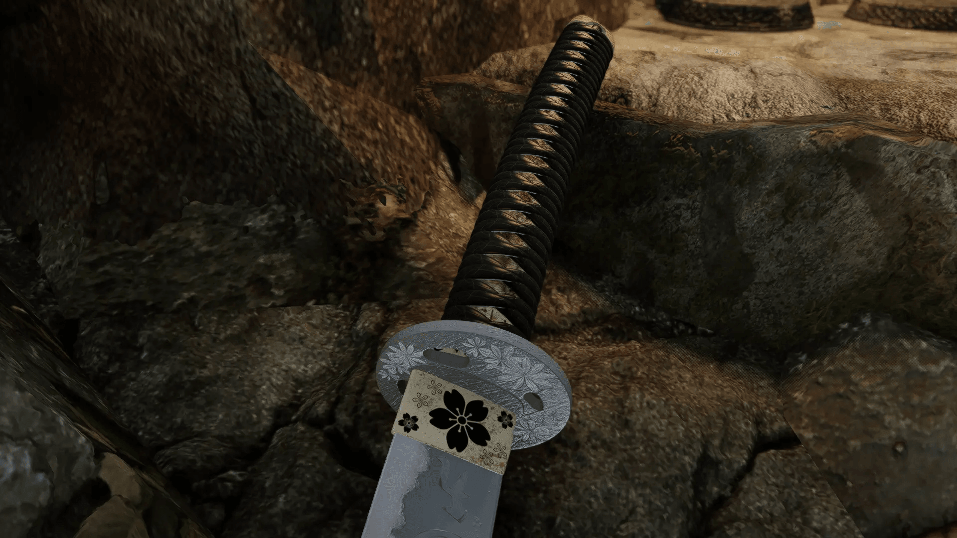 Flowering Katana mod for The Elder Scrolls V: Skyrim Special Edition