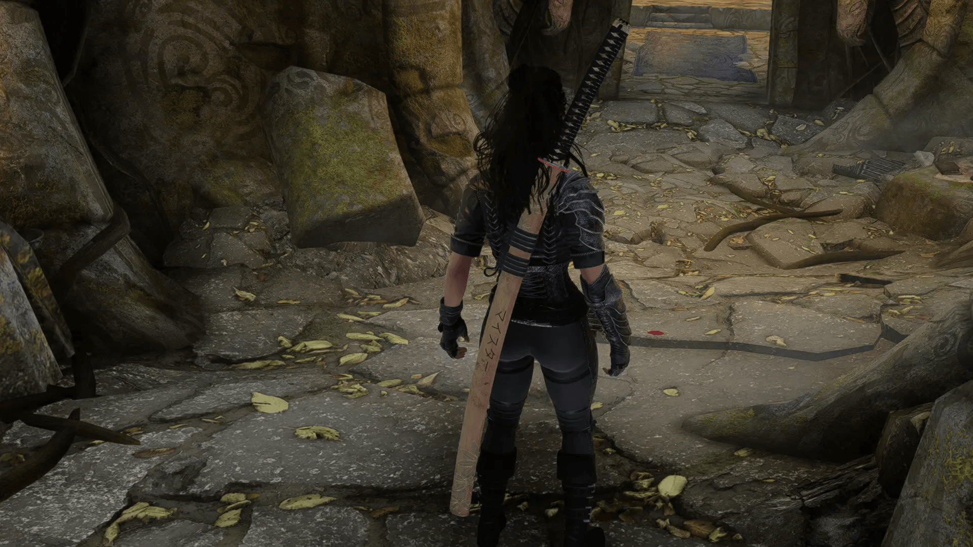 Flowering Katana mod for The Elder Scrolls V: Skyrim Special Edition