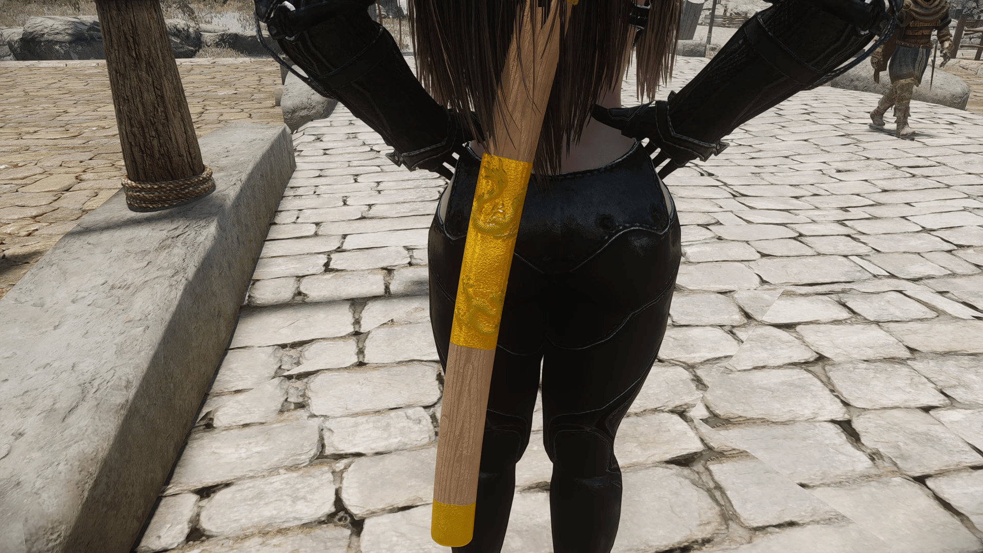 Gold Great Katana mod for The Elder Scrolls V: Skyrim Special Edition