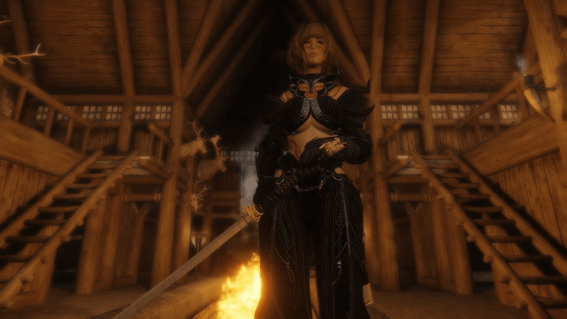Golden Dragon Katana mod for The Elder Scrolls V: Skyrim Special Edition
