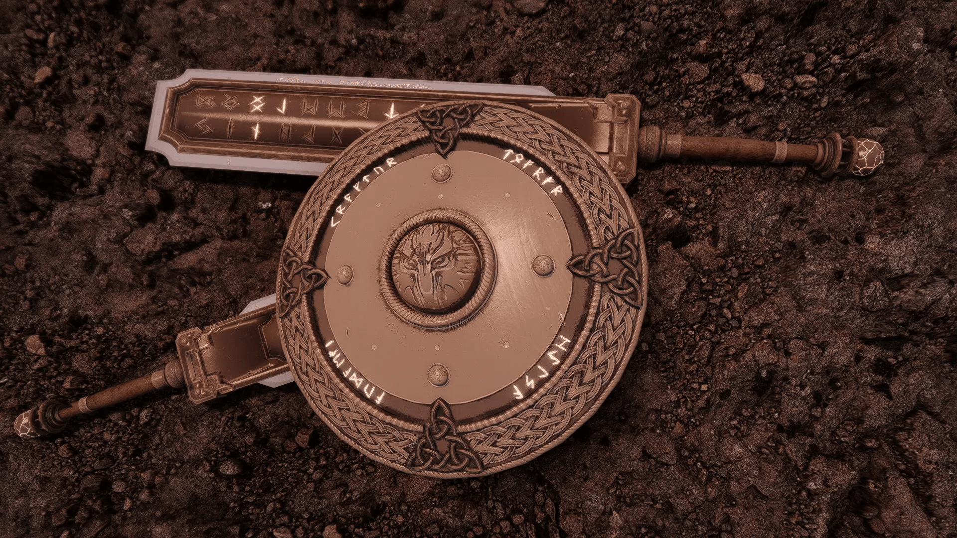 Grave Message (Sword and Shield) mod for The Elder Scrolls V: Skyrim Special Edition