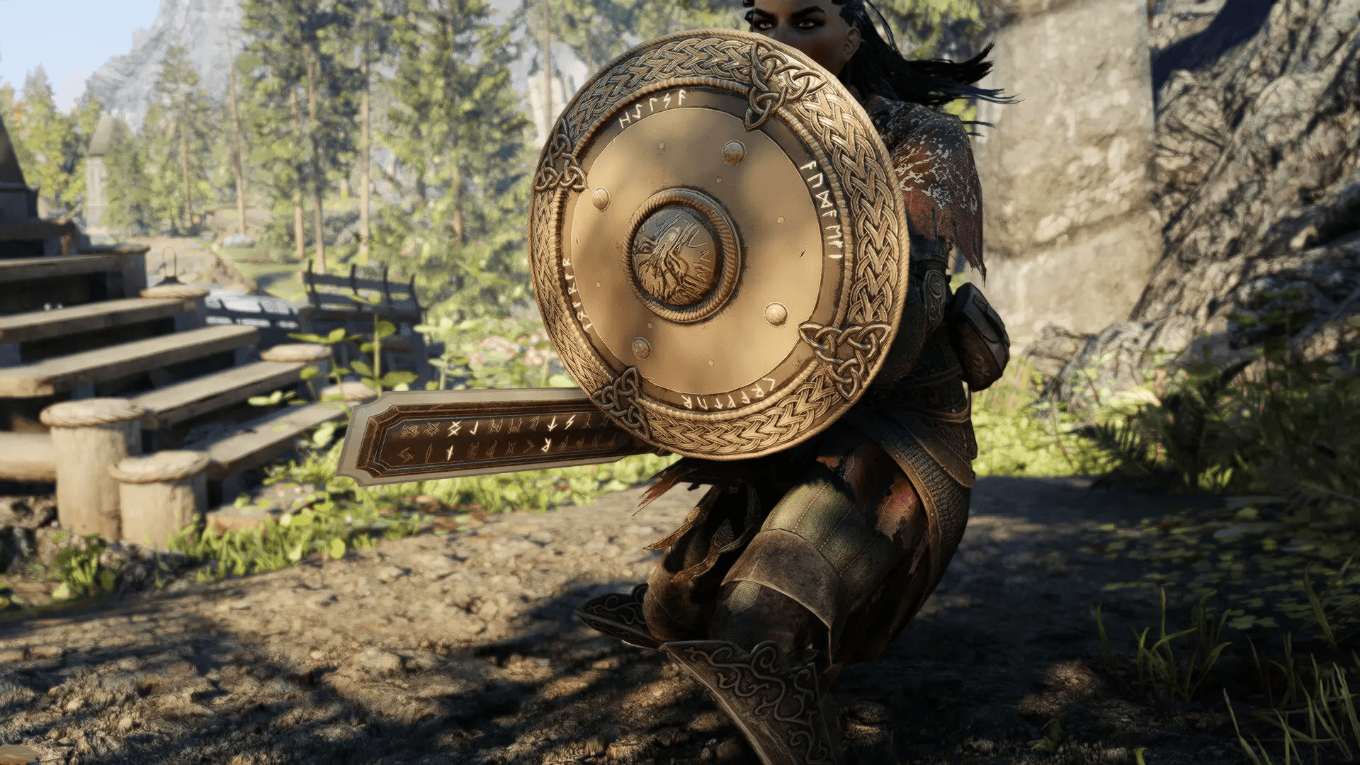 Grave Message (Sword and Shield) mod for The Elder Scrolls V: Skyrim Special Edition