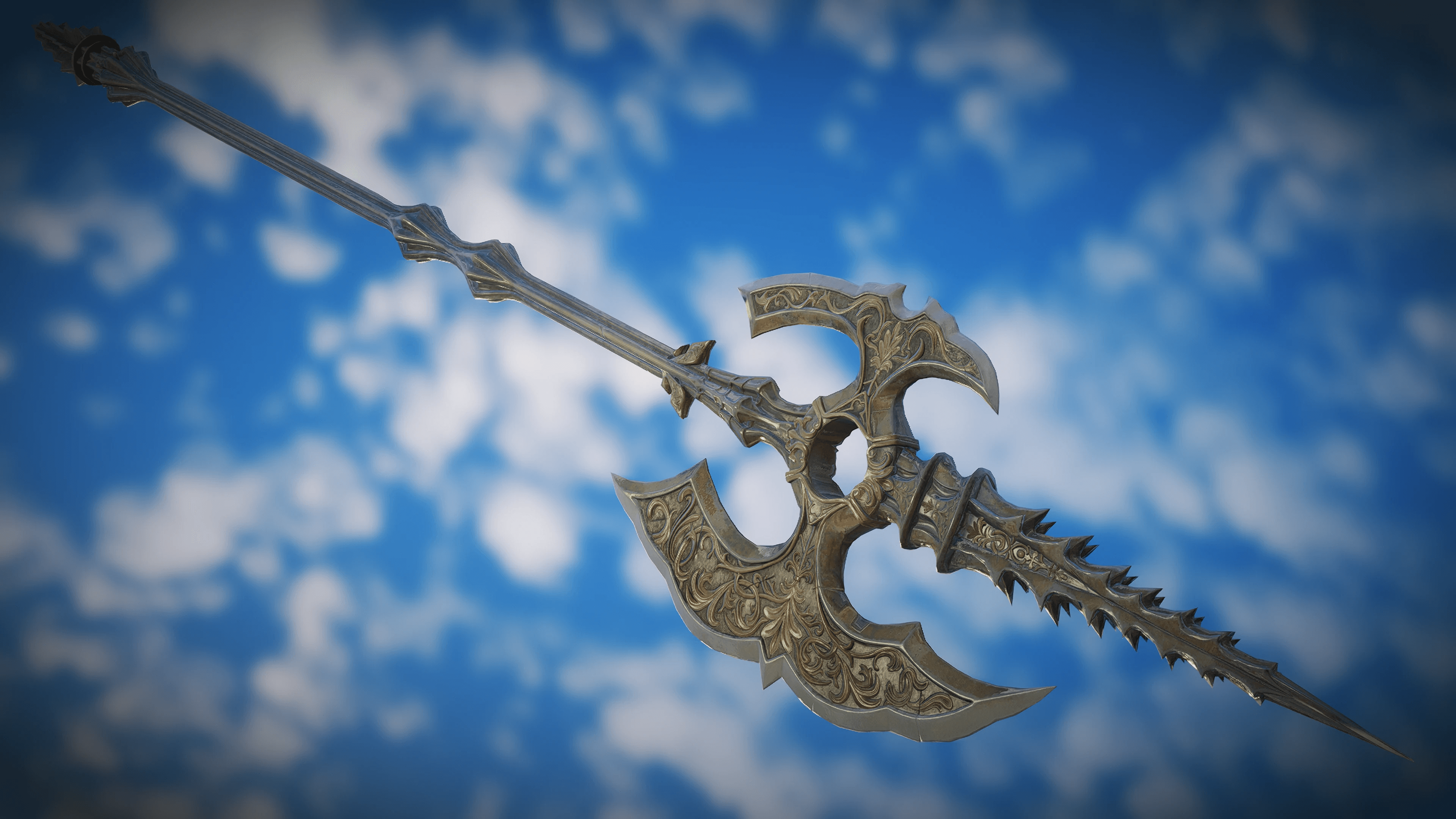 Halberd of Dead Silence mod for The Elder Scrolls V: Skyrim Special Edition