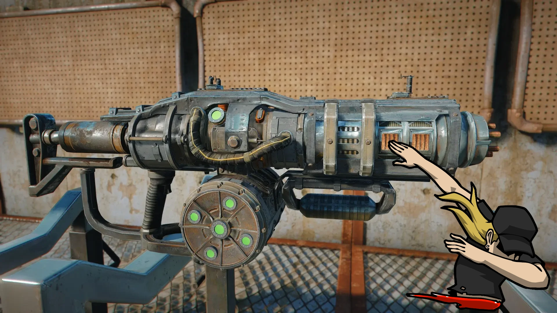 Heavy (though not on the load order) Support weapons munitions mod for Fallout 4