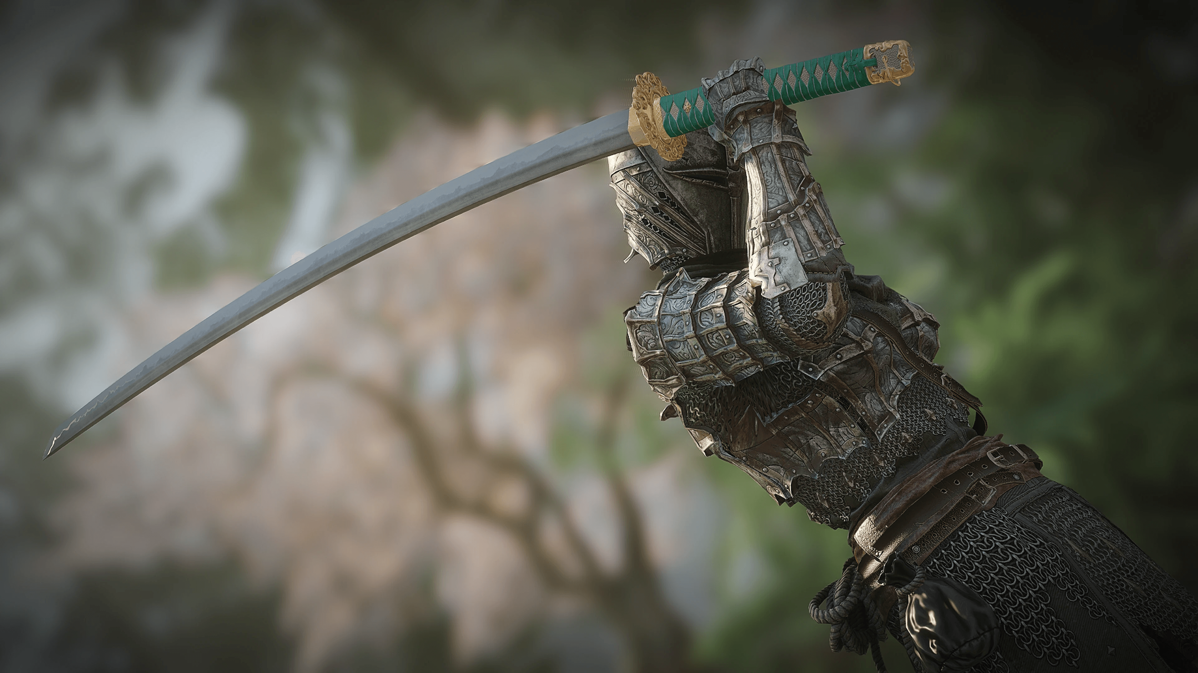Jade Dragon Katana 1-2h SE mod for The Elder Scrolls V: Skyrim Special Edition