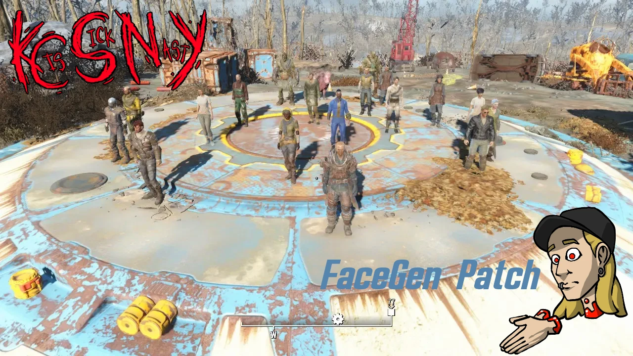 KC's Cut Content NPCs FaceGen Patch mod for Fallout 4