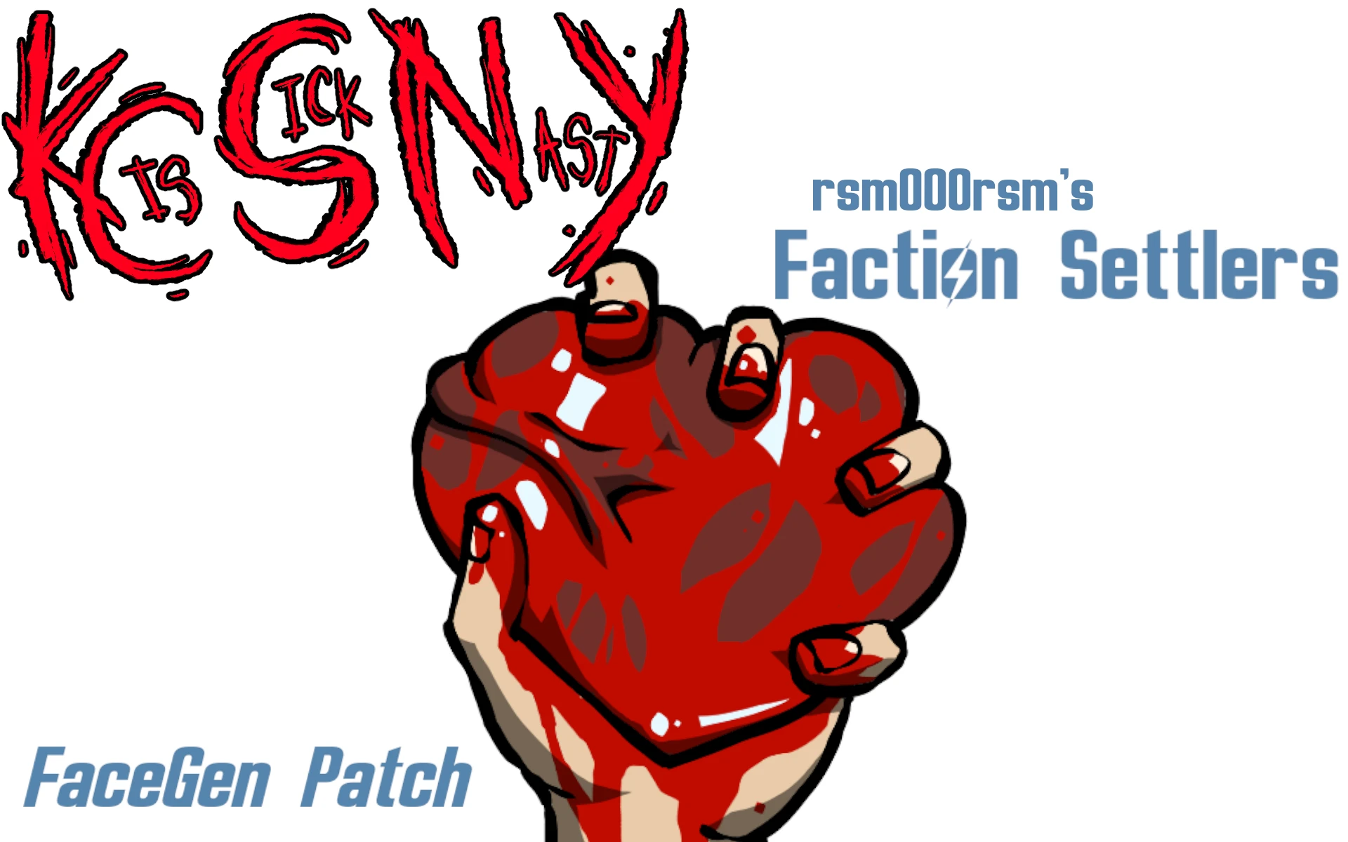 KC's Faction Settlers FaceGen Patches mod for Fallout 4