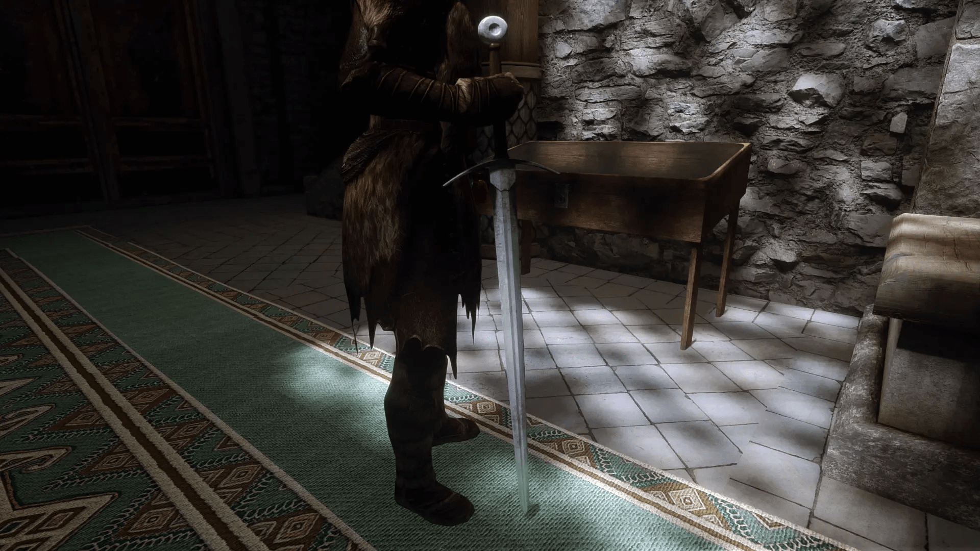 Knight Sword LE 2h mod for Skyrim
