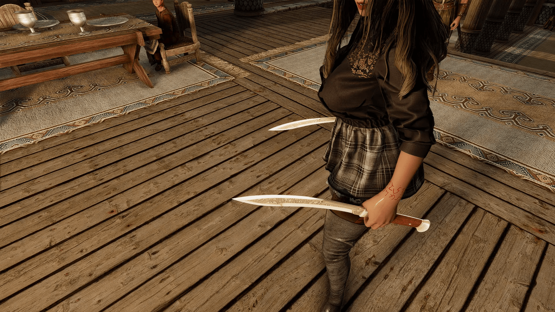 Kukri Knives_LE mod for Skyrim