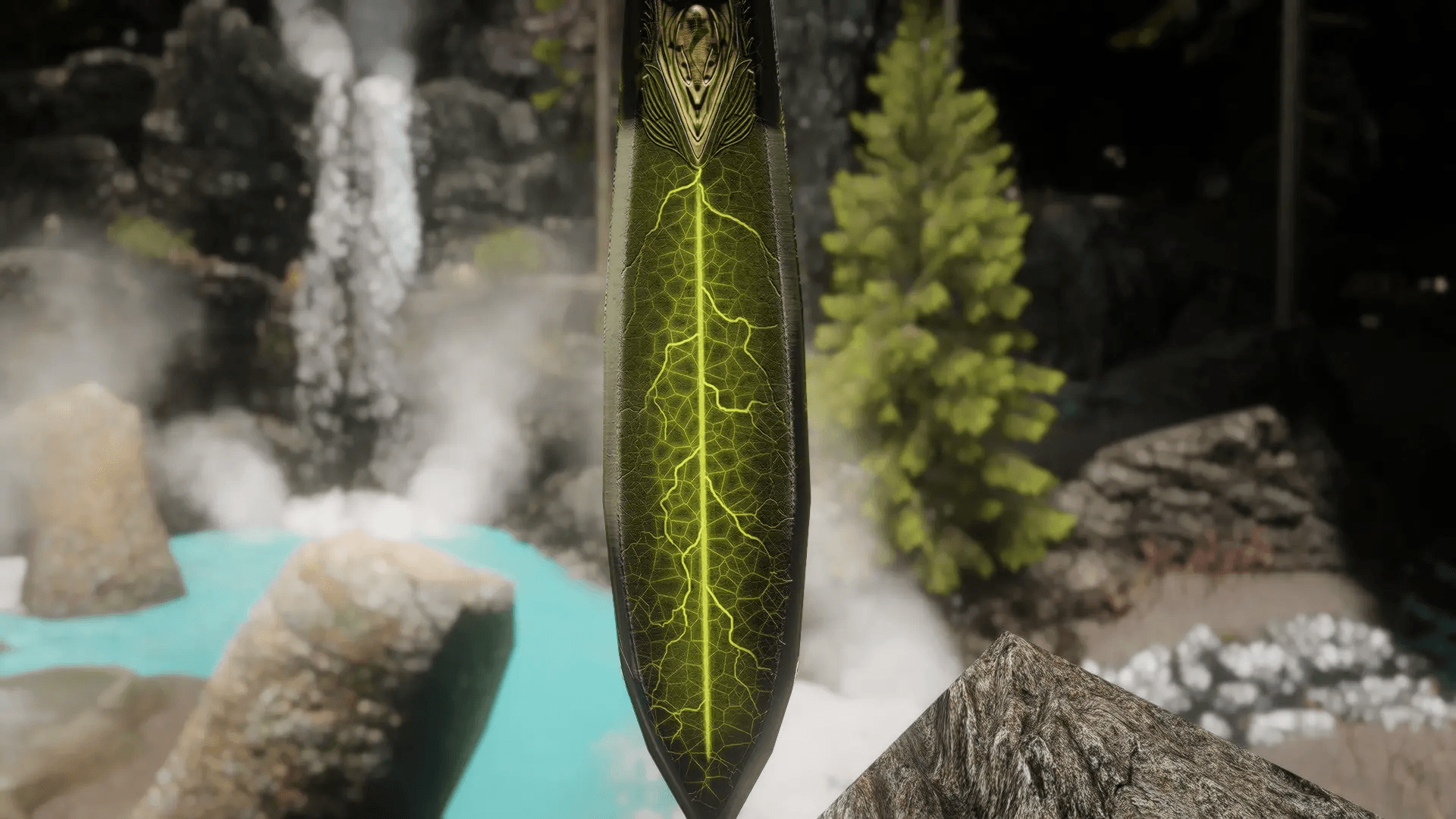 Leaf Dagger mod for The Elder Scrolls V: Skyrim Special Edition