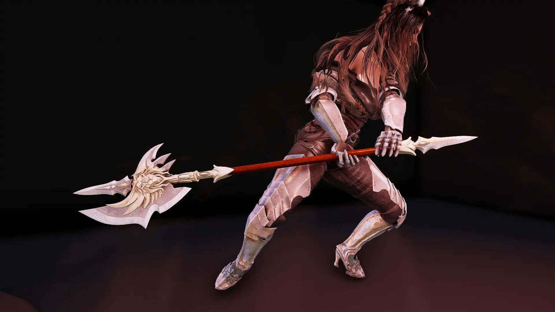 Lion Halberd LE mod for Skyrim