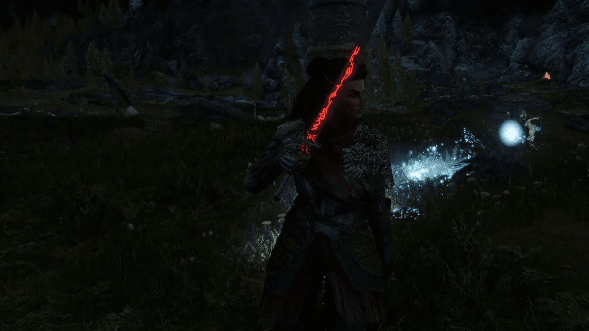 Mystical Ember Blade mod for The Elder Scrolls V: Skyrim Special Edition