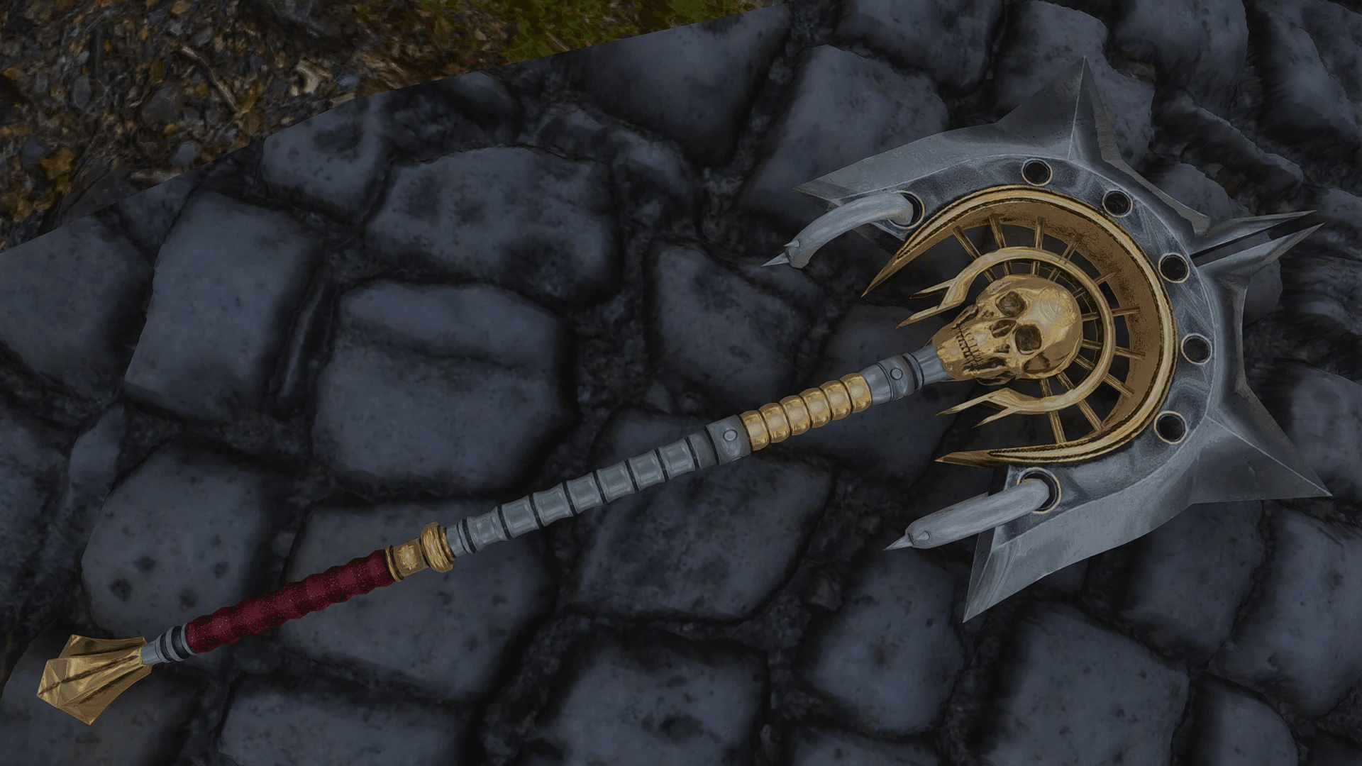 Necromancer's Battle Axe mod for The Elder Scrolls V: Skyrim Special Edition