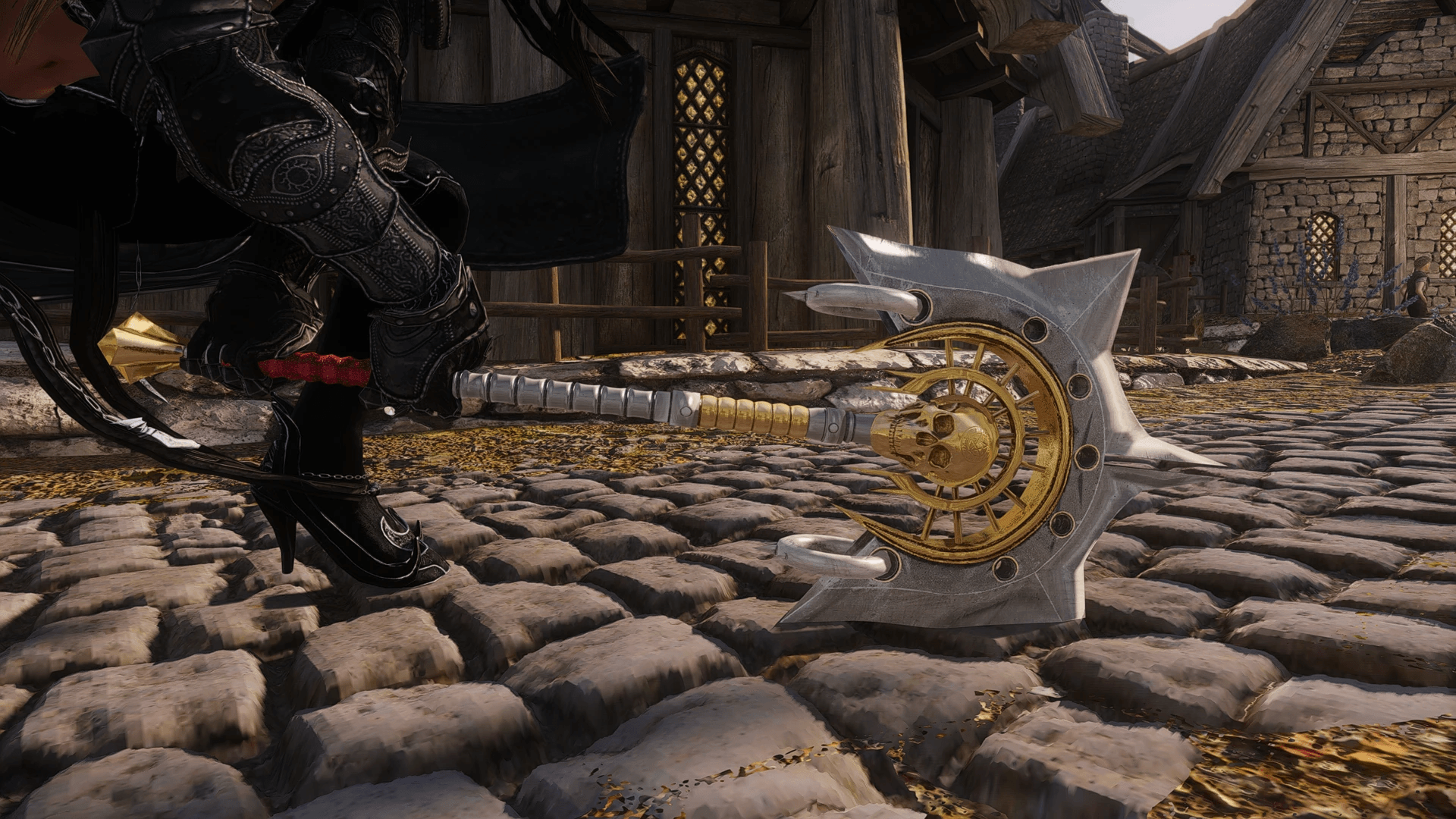 Necromancer's Battle Axe mod for The Elder Scrolls V: Skyrim Special Edition