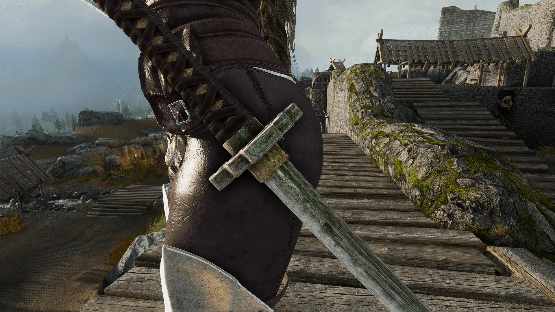 NekoTamashi katana mod for The Elder Scrolls V: Skyrim Special Edition
