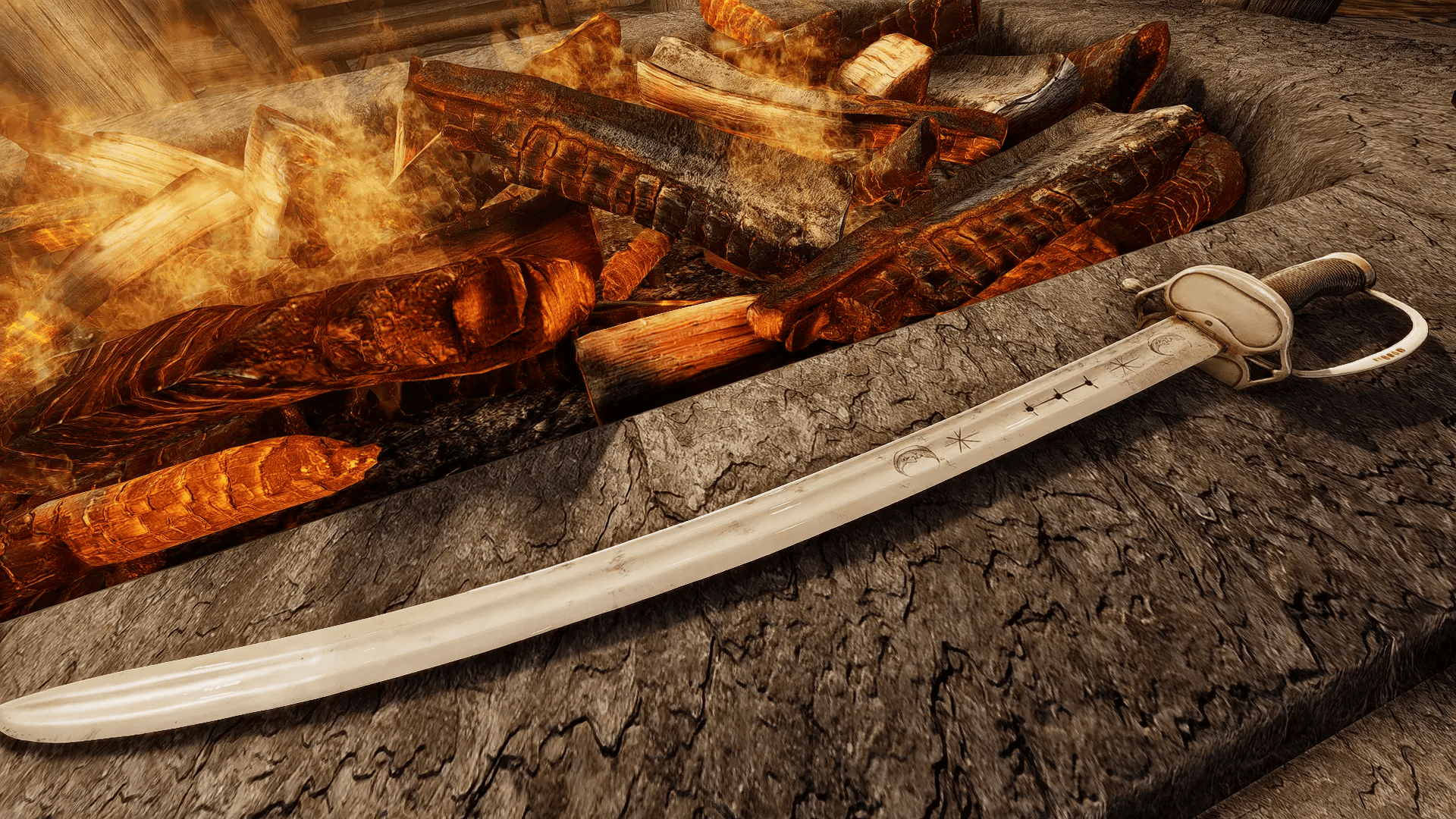 Old Officer's SaberSE mod for The Elder Scrolls V: Skyrim Special Edition