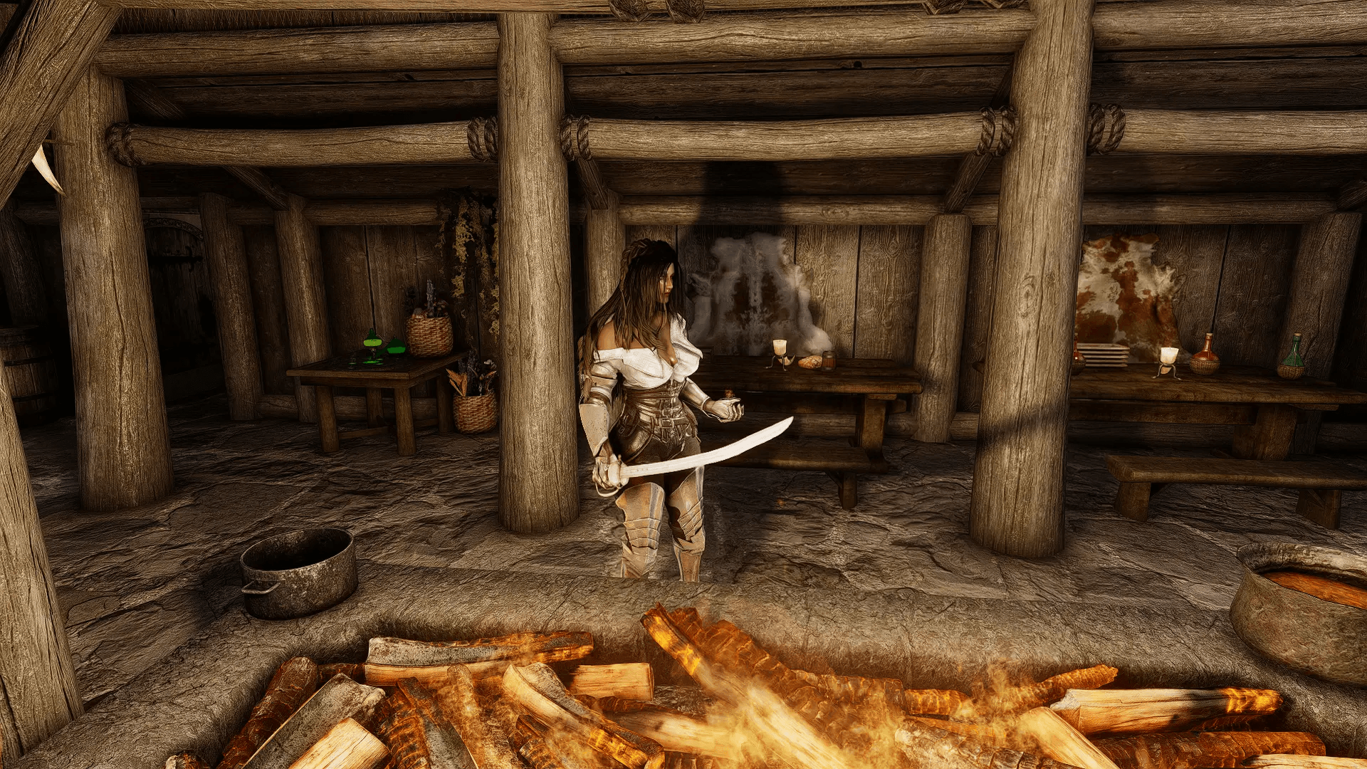 Old Officer's SaberSE mod for The Elder Scrolls V: Skyrim Special Edition