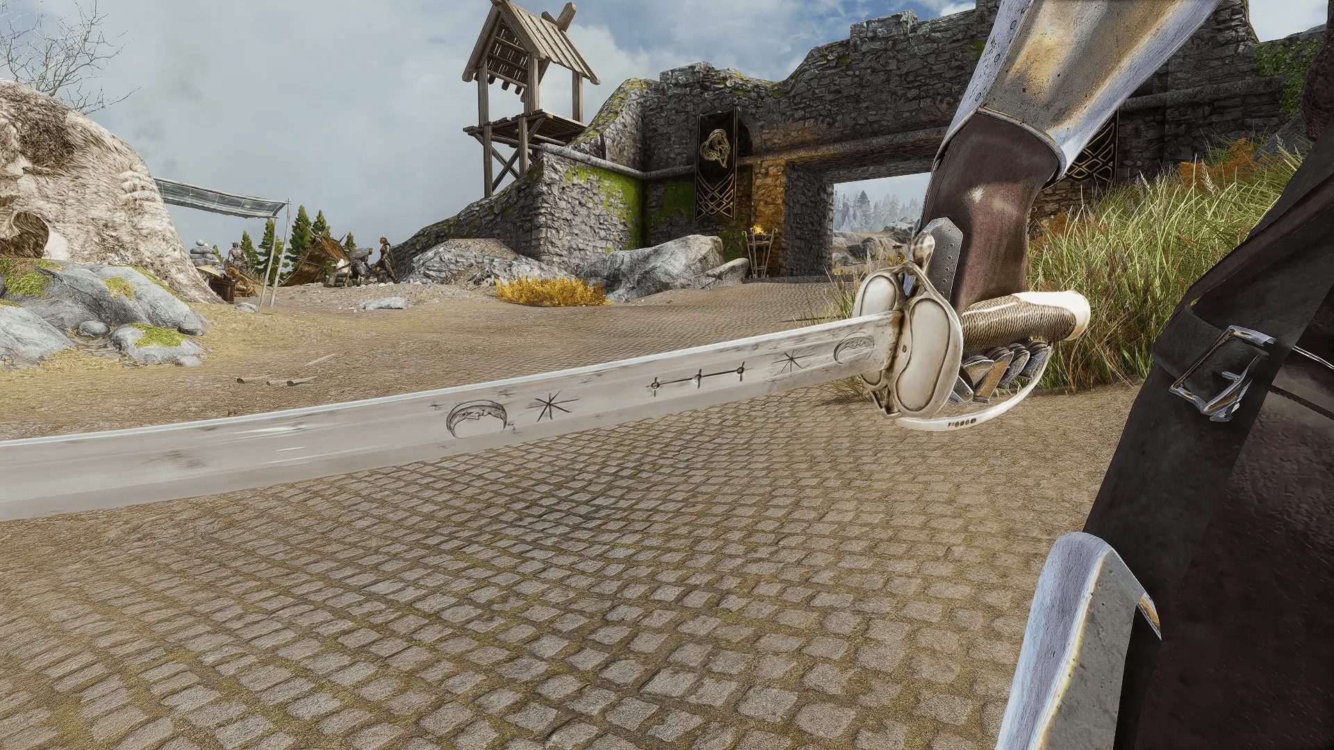 Old Officer's SaberSE mod for The Elder Scrolls V: Skyrim Special Edition