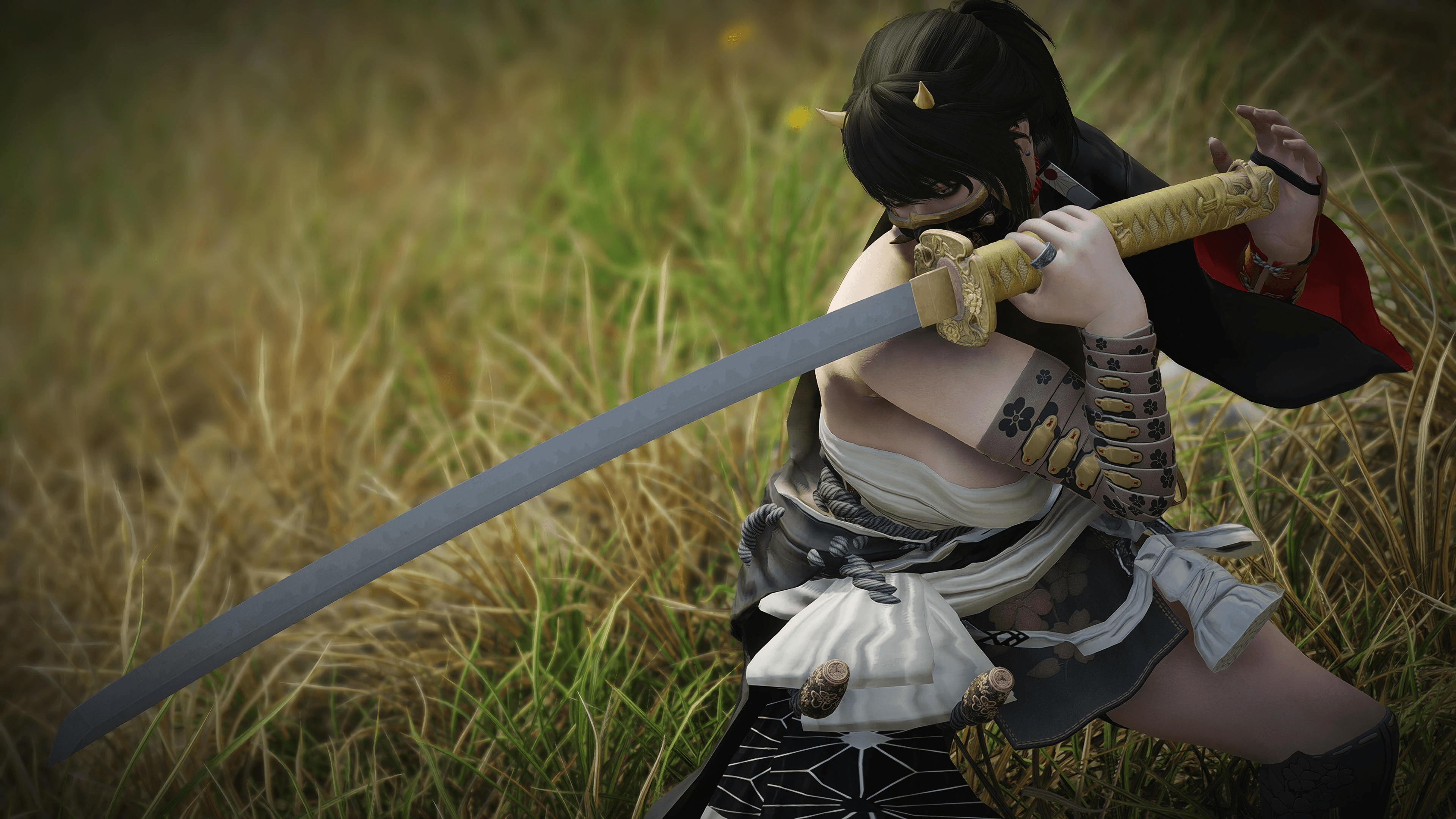 Peony Crest Katana mod for The Elder Scrolls V: Skyrim Special Edition