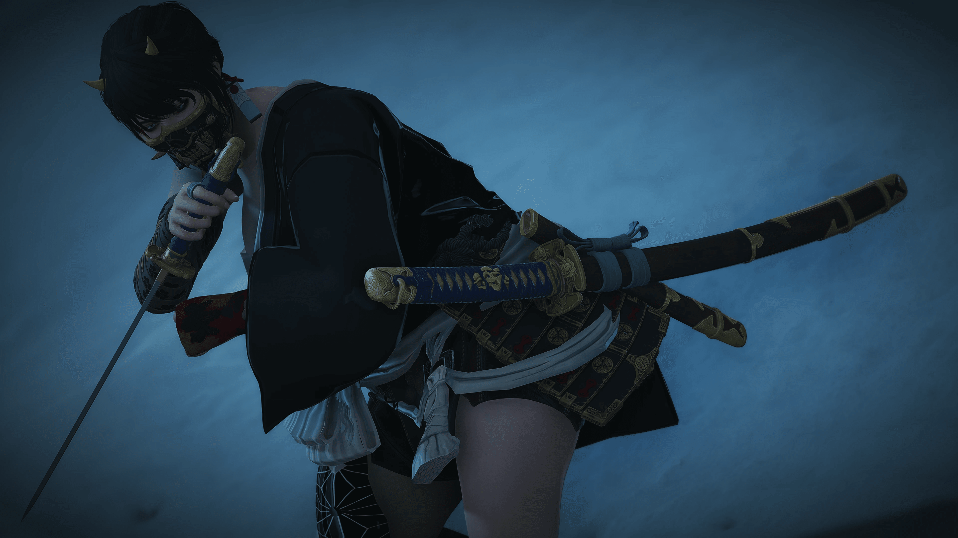 Peony Crest Katana mod for The Elder Scrolls V: Skyrim Special Edition