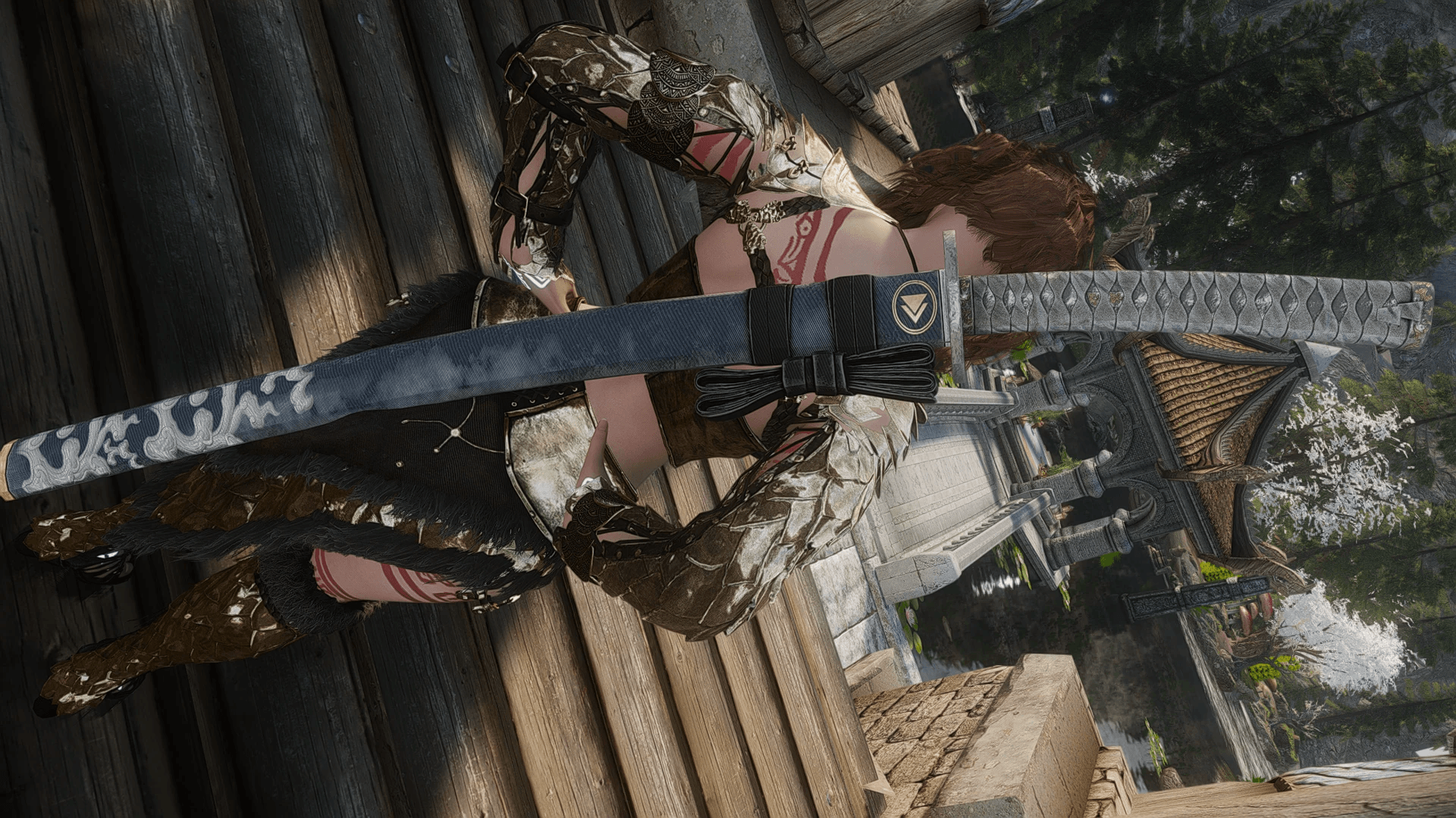 Sakai Katana mod for The Elder Scrolls V: Skyrim Special Edition