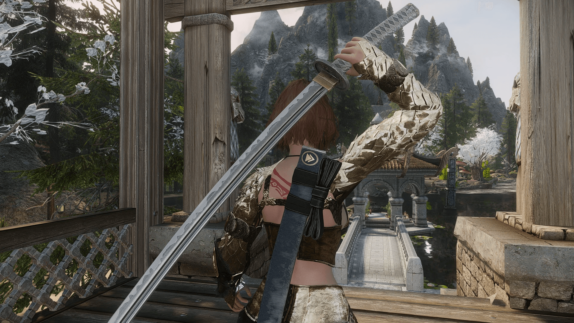 Sakai Katana mod for The Elder Scrolls V: Skyrim Special Edition