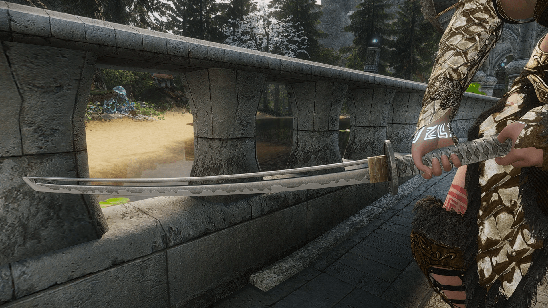 Sakai Katana mod for The Elder Scrolls V: Skyrim Special Edition