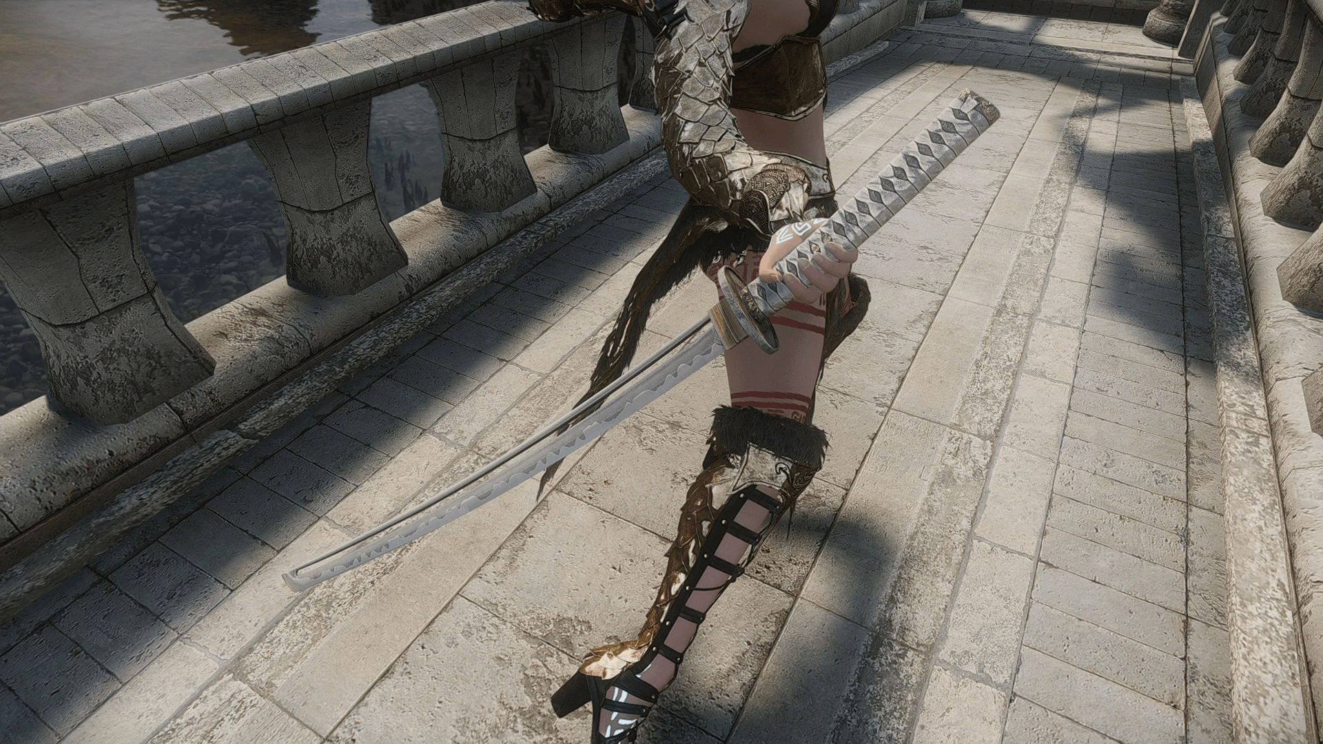 Sakai Katana mod for The Elder Scrolls V: Skyrim Special Edition