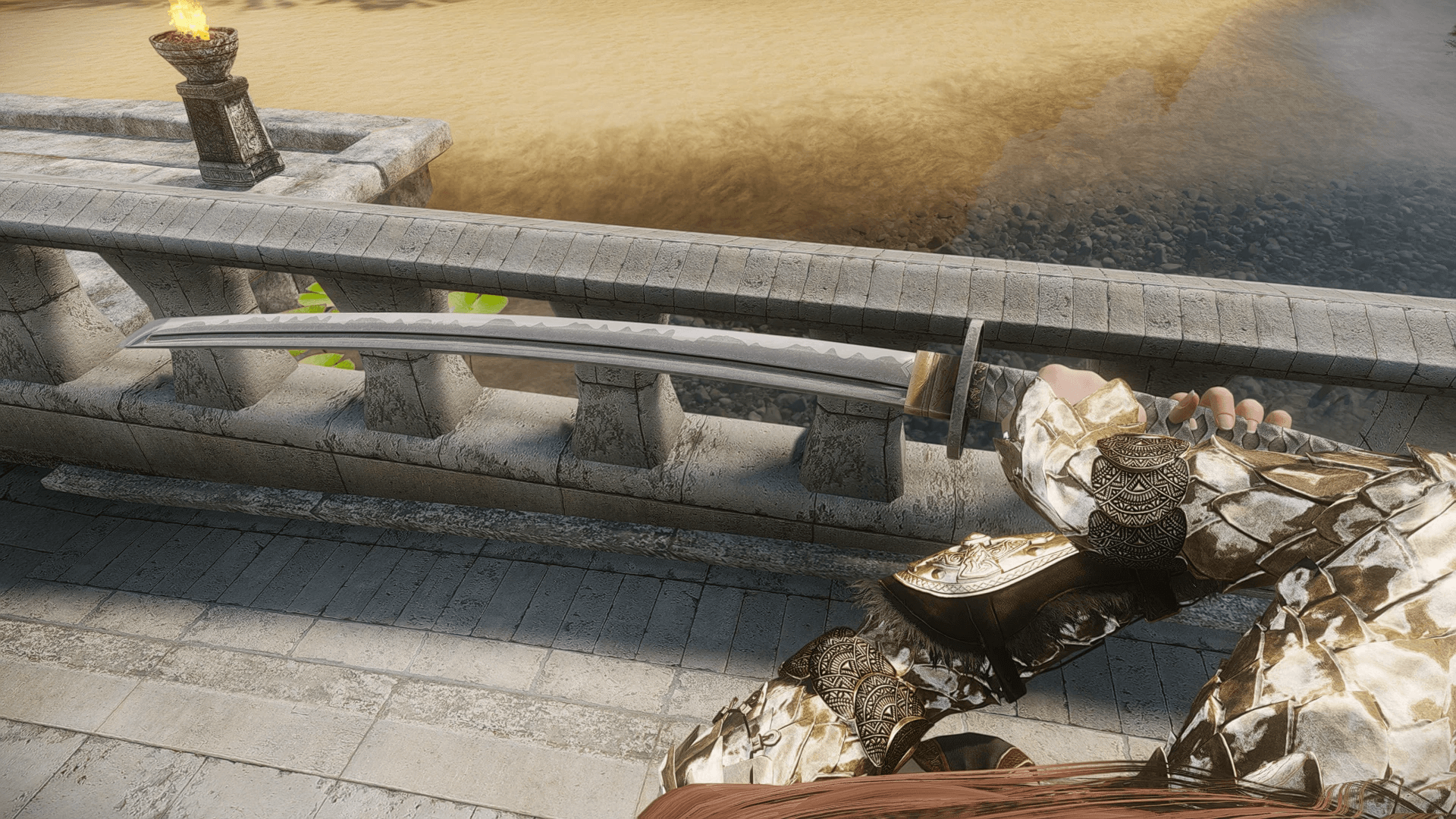 Sakai Katana mod for The Elder Scrolls V: Skyrim Special Edition