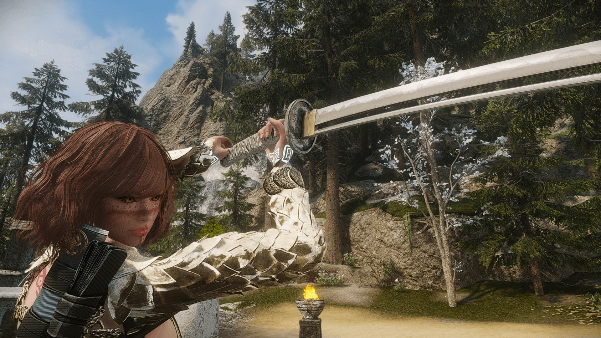 Sakai Katana mod for The Elder Scrolls V: Skyrim Special Edition