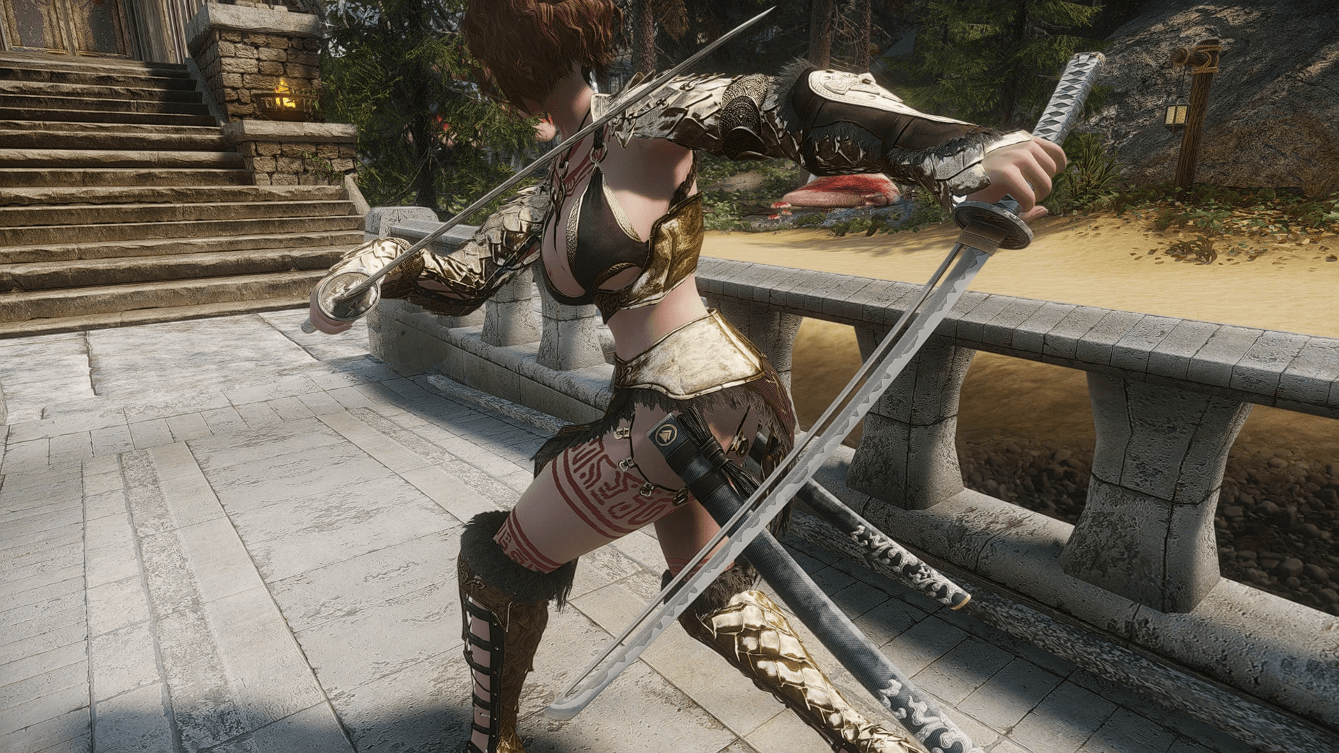 Sakai Katana mod for The Elder Scrolls V: Skyrim Special Edition