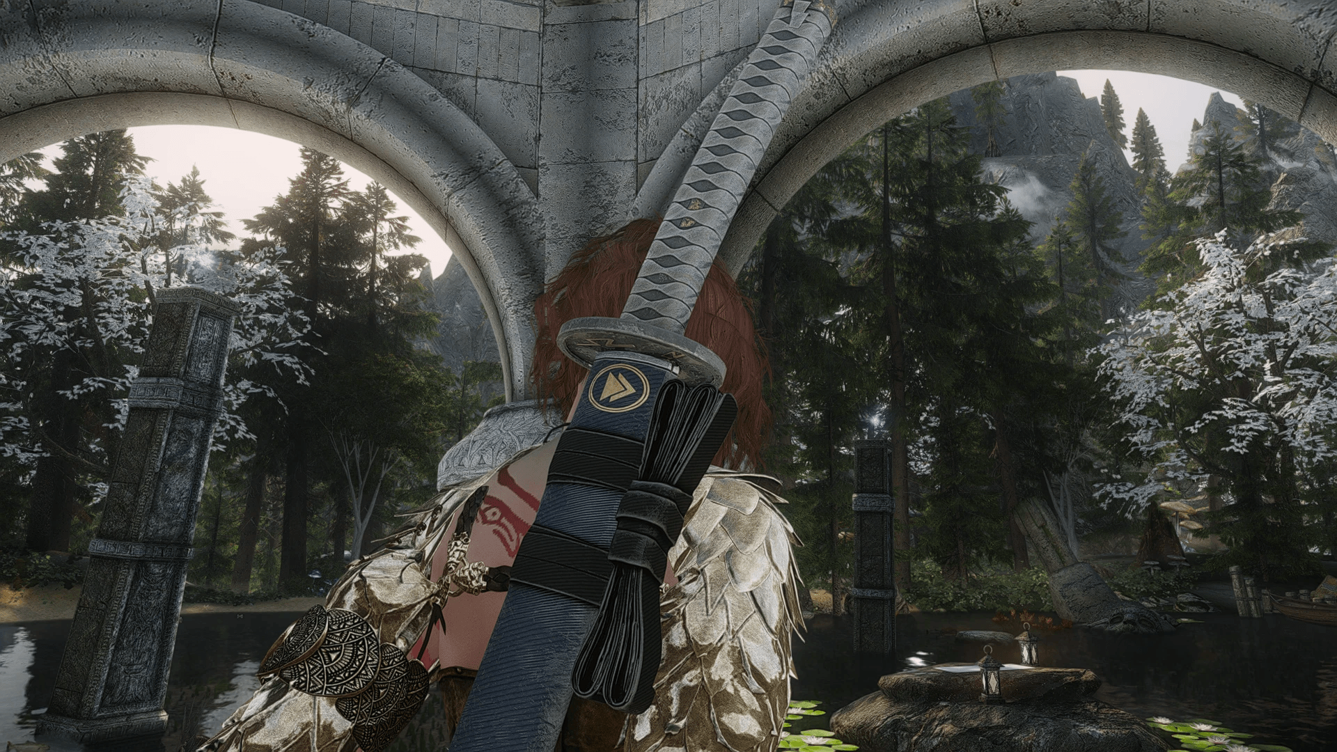 Sakai Katana mod for The Elder Scrolls V: Skyrim Special Edition