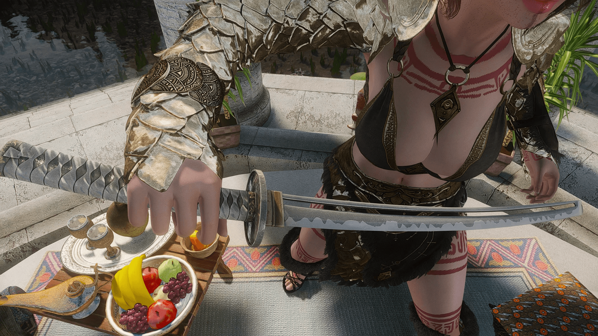 Sakai Katana mod for The Elder Scrolls V: Skyrim Special Edition