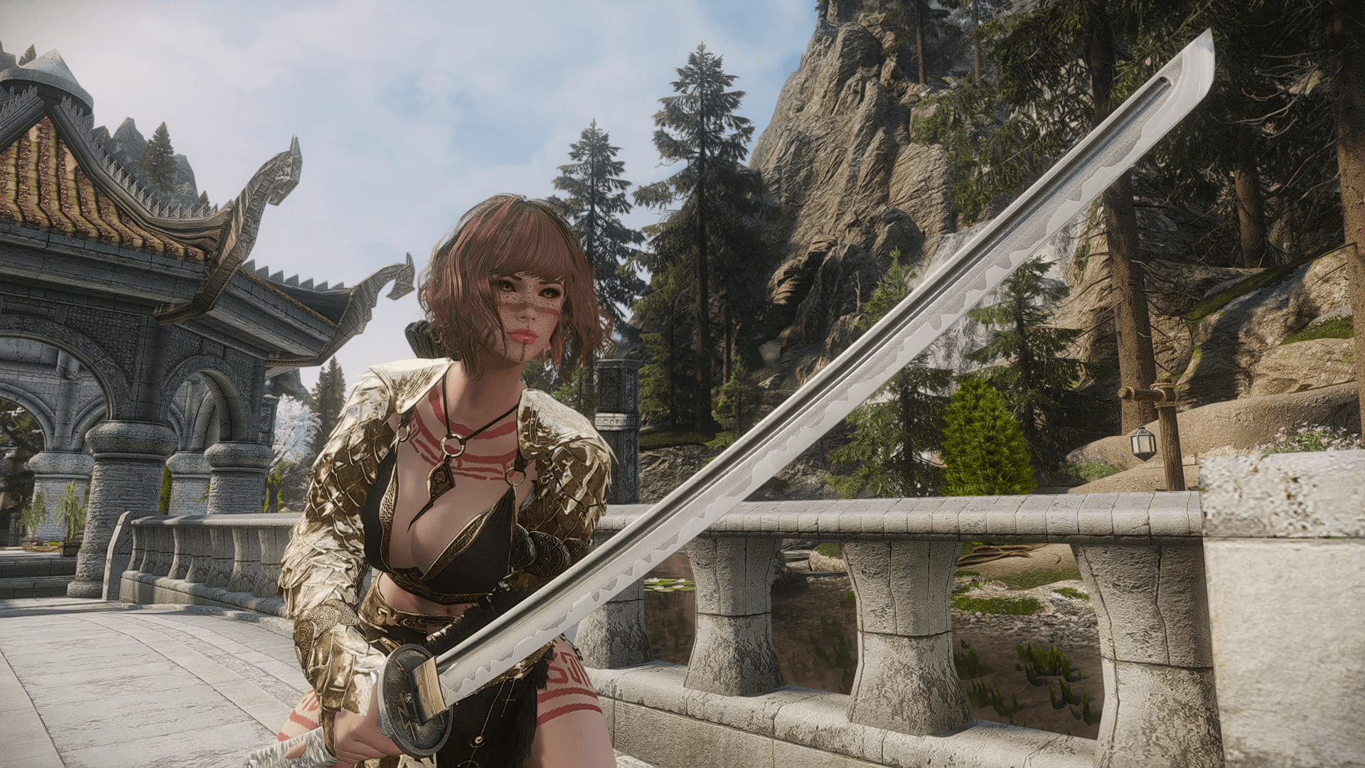 Sakai Katana mod for The Elder Scrolls V: Skyrim Special Edition