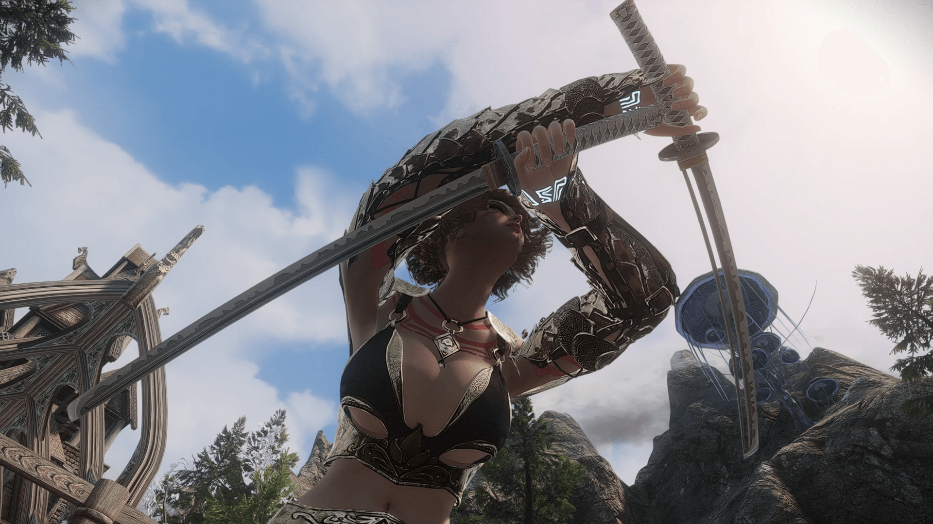 Sakai Katana mod for The Elder Scrolls V: Skyrim Special Edition