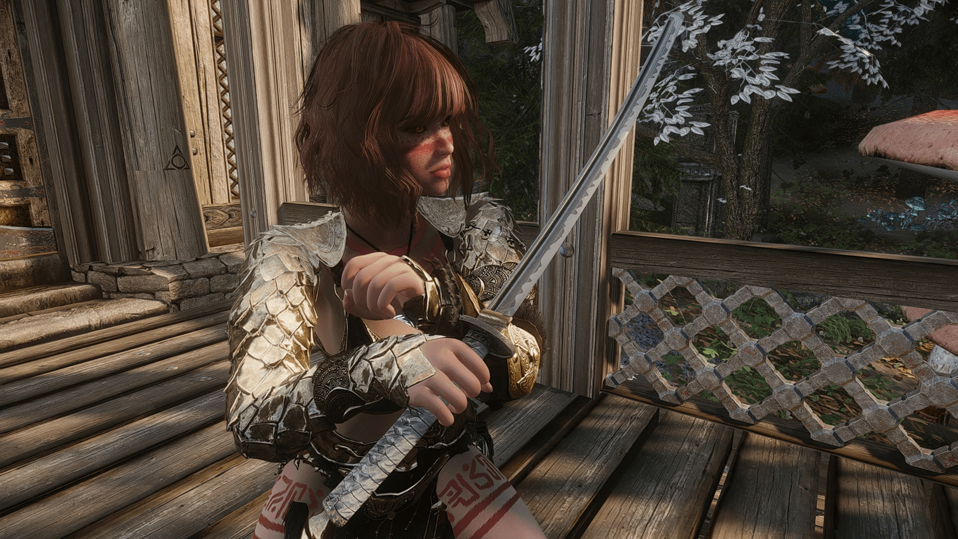 Sakai Katana mod for The Elder Scrolls V: Skyrim Special Edition