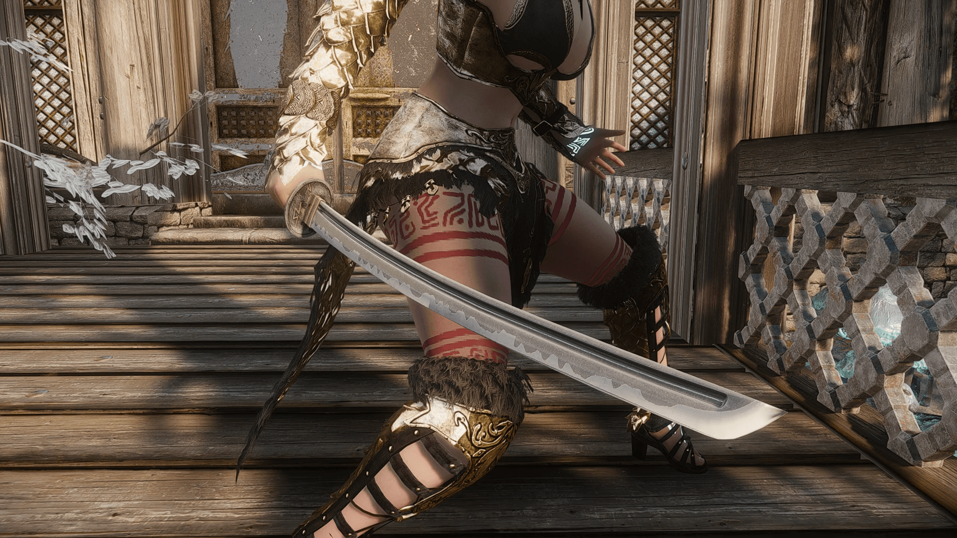 Sakai Katana mod for The Elder Scrolls V: Skyrim Special Edition