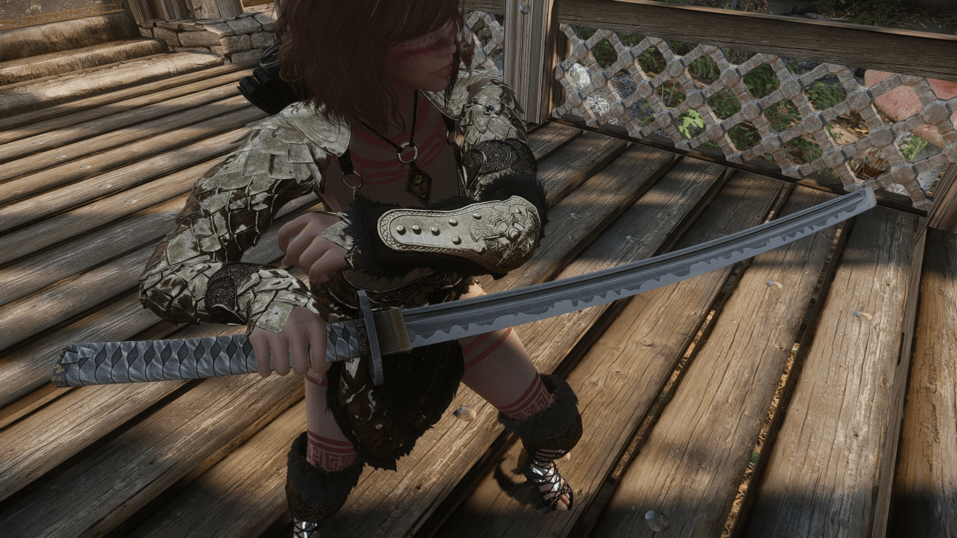 Sakai Katana mod for The Elder Scrolls V: Skyrim Special Edition