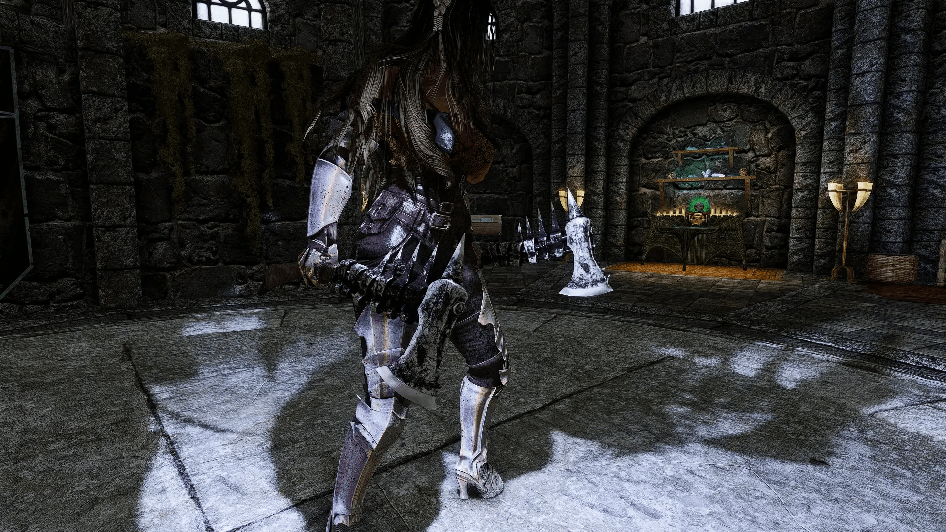 Skeleton Axe mod for The Elder Scrolls V: Skyrim Special Edition