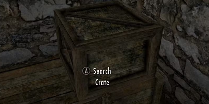 Lootable Crates SE mod for The Elder Scrolls V: Skyrim Special Edition