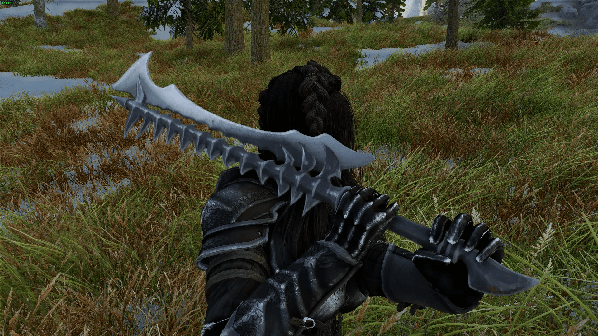 Spiked Bonecutter (1h-2h Swords) mod for The Elder Scrolls V: Skyrim Special Edition