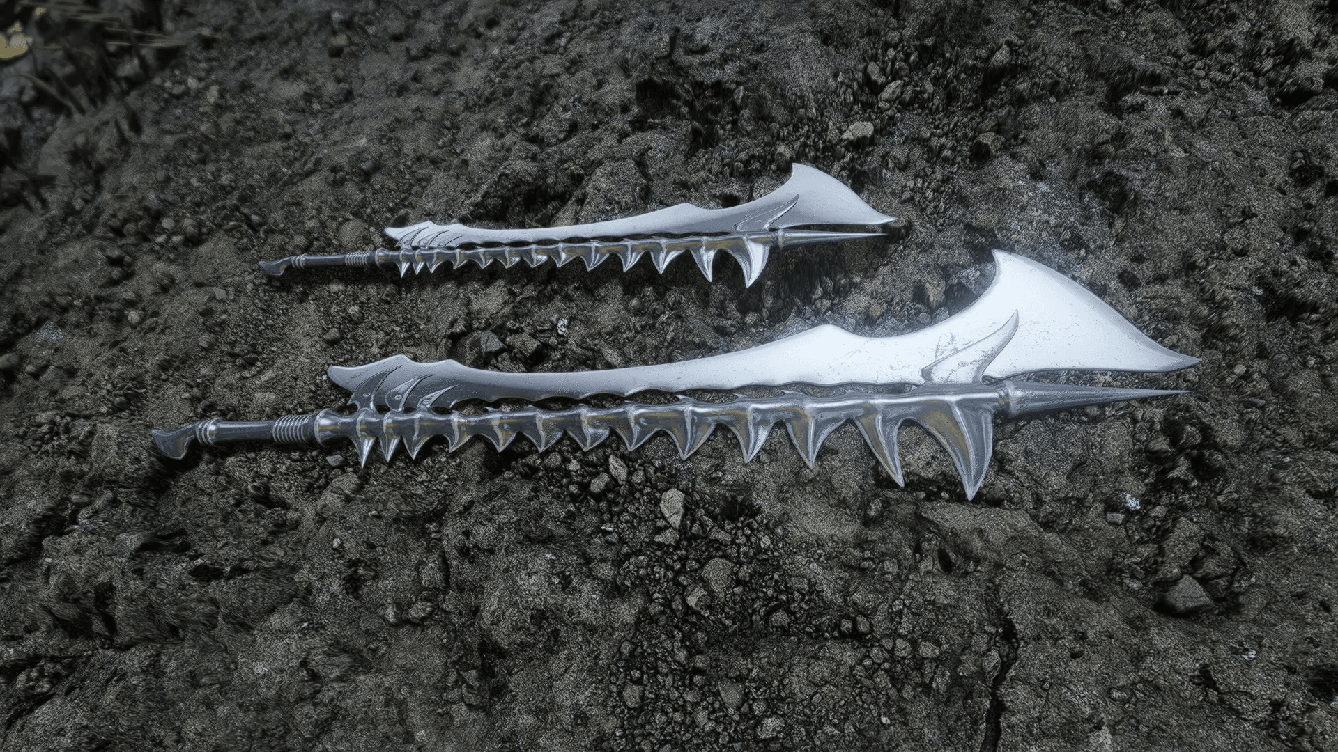 Spiked Bonecutter (1h-2h Swords) mod for The Elder Scrolls V: Skyrim Special Edition