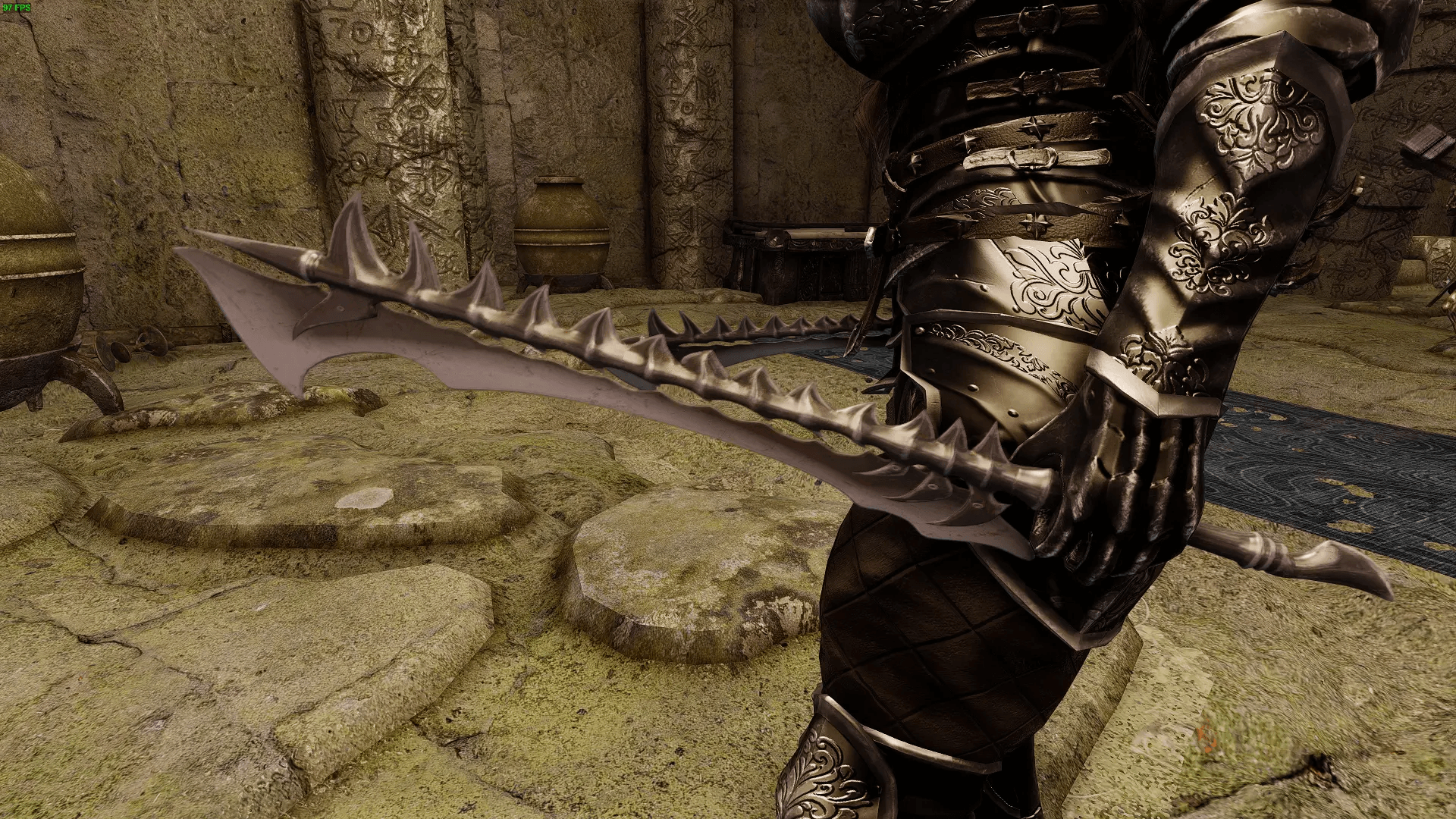 Spiked Bonecutter (1h-2h Swords) mod for The Elder Scrolls V: Skyrim Special Edition