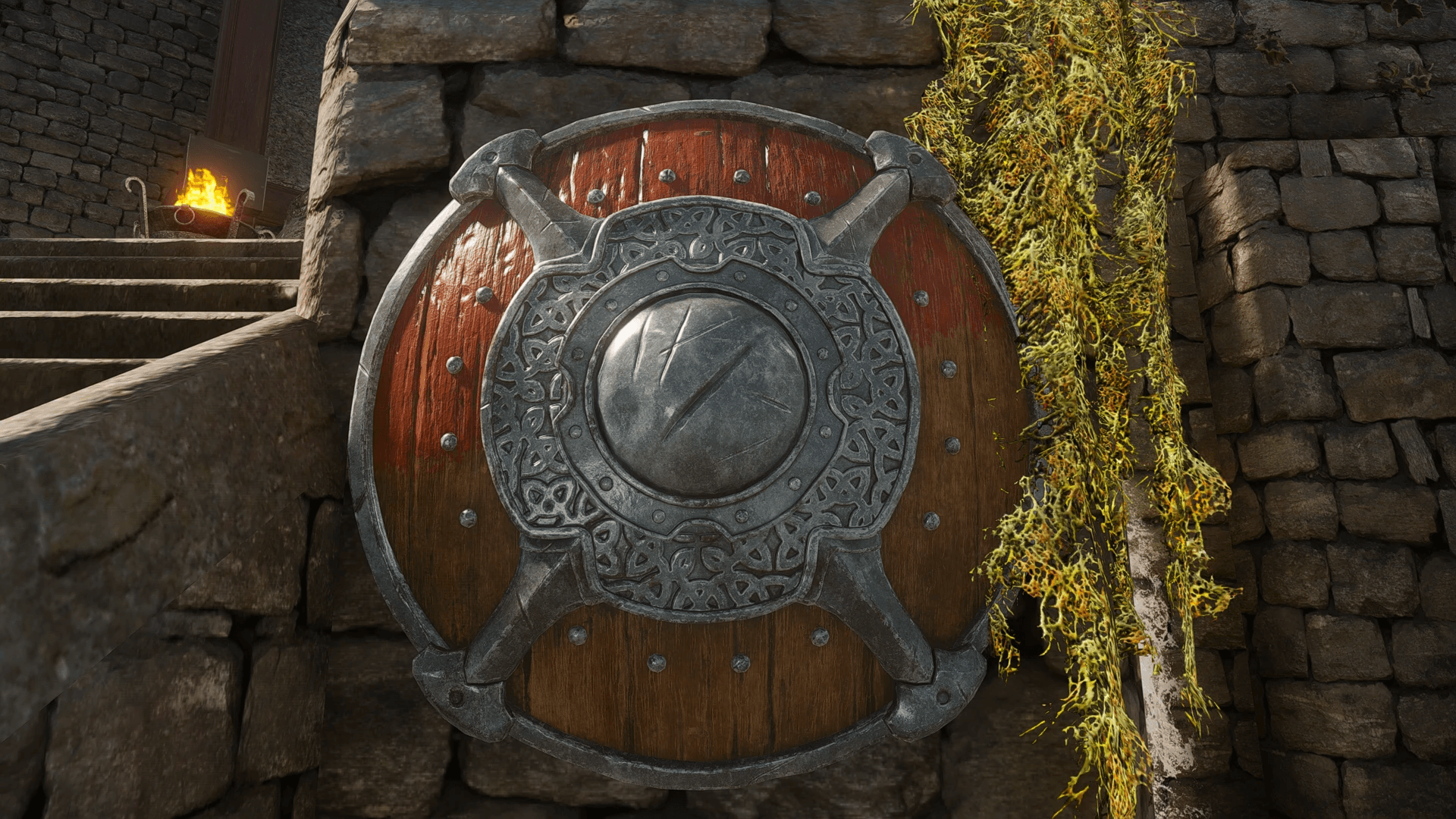 Steel Shield - Replacer decorative shields Whiterun mod for The Elder Scrolls V: Skyrim Special Edition