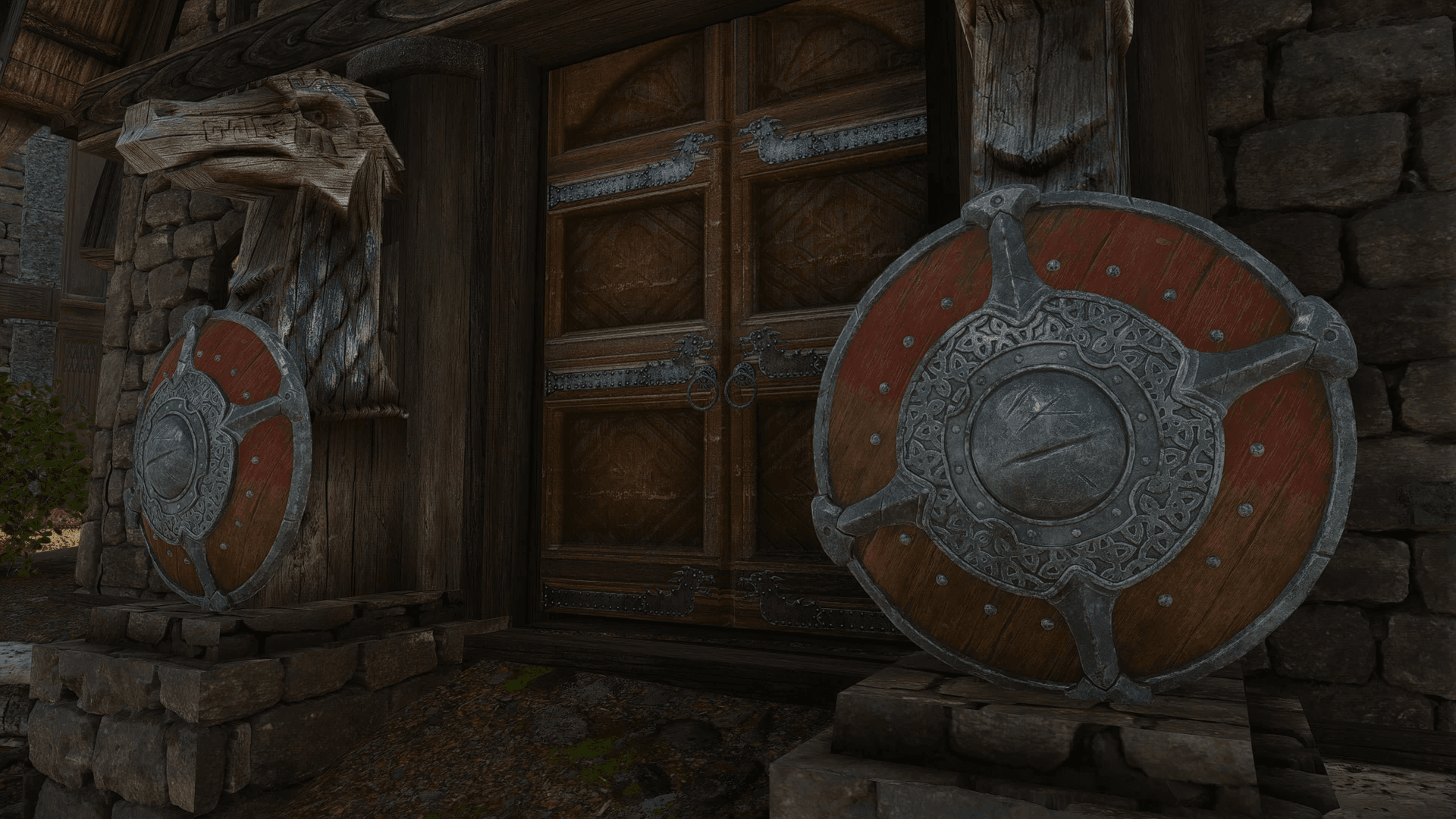 Steel Shield - Replacer decorative shields Whiterun mod for The Elder Scrolls V: Skyrim Special Edition