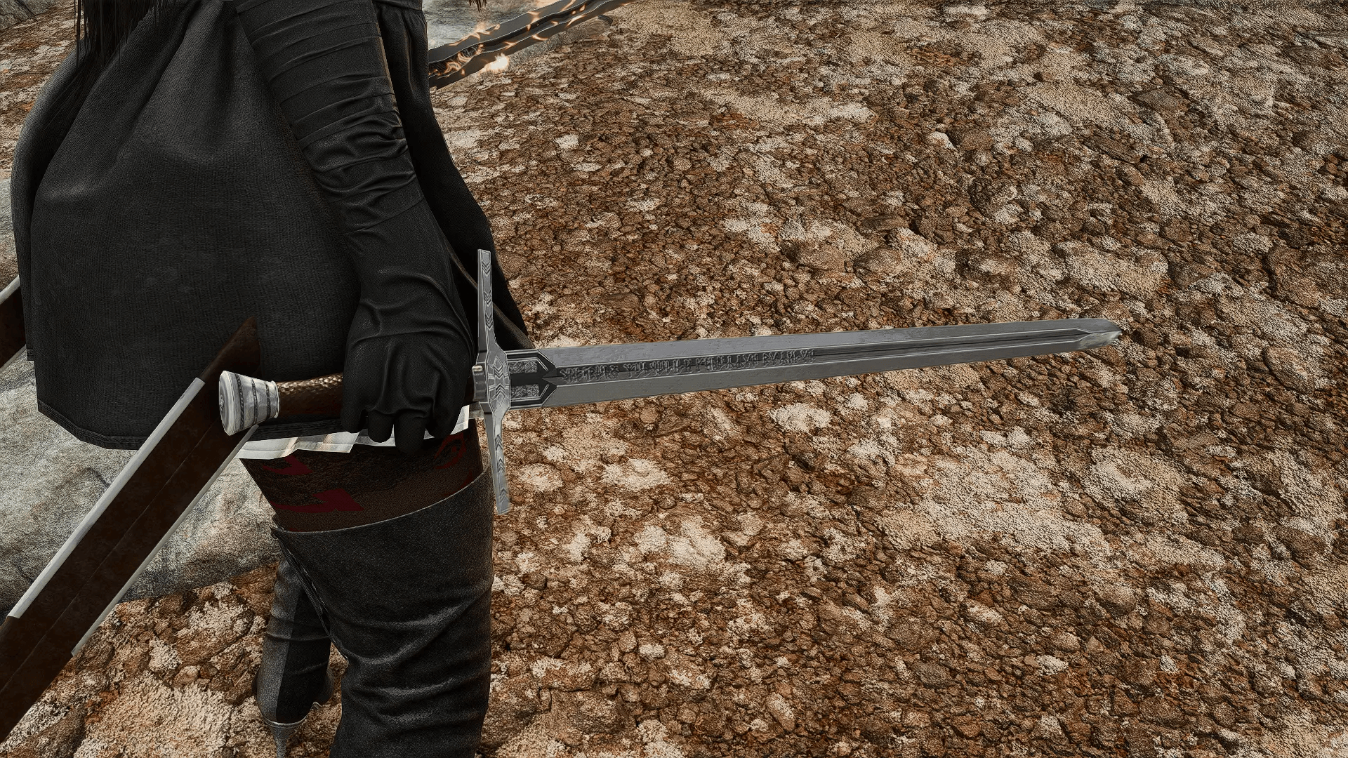 Steel Witcher Sword mod for Skyrim