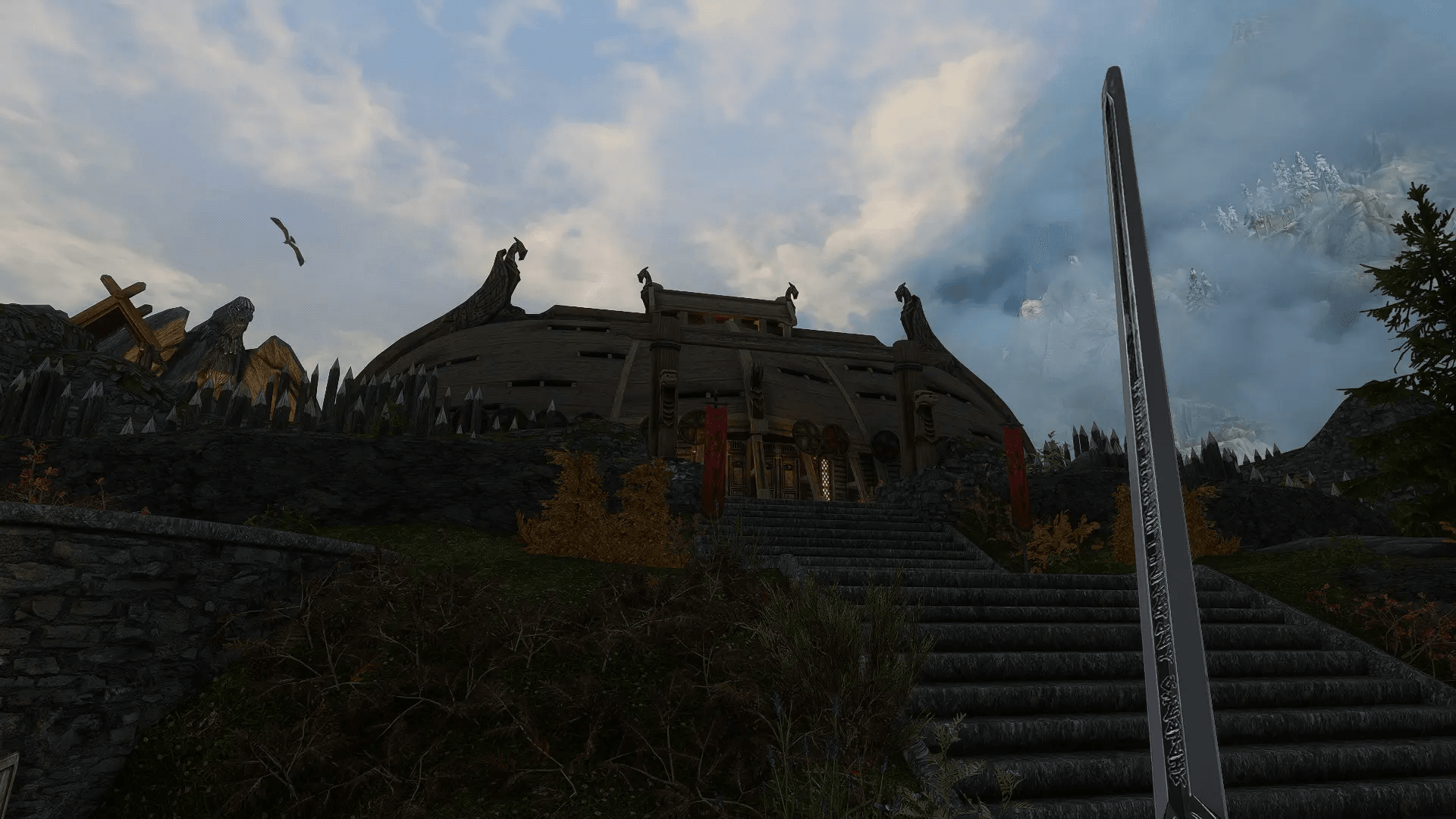 Steel Witcher Sword mod for Skyrim