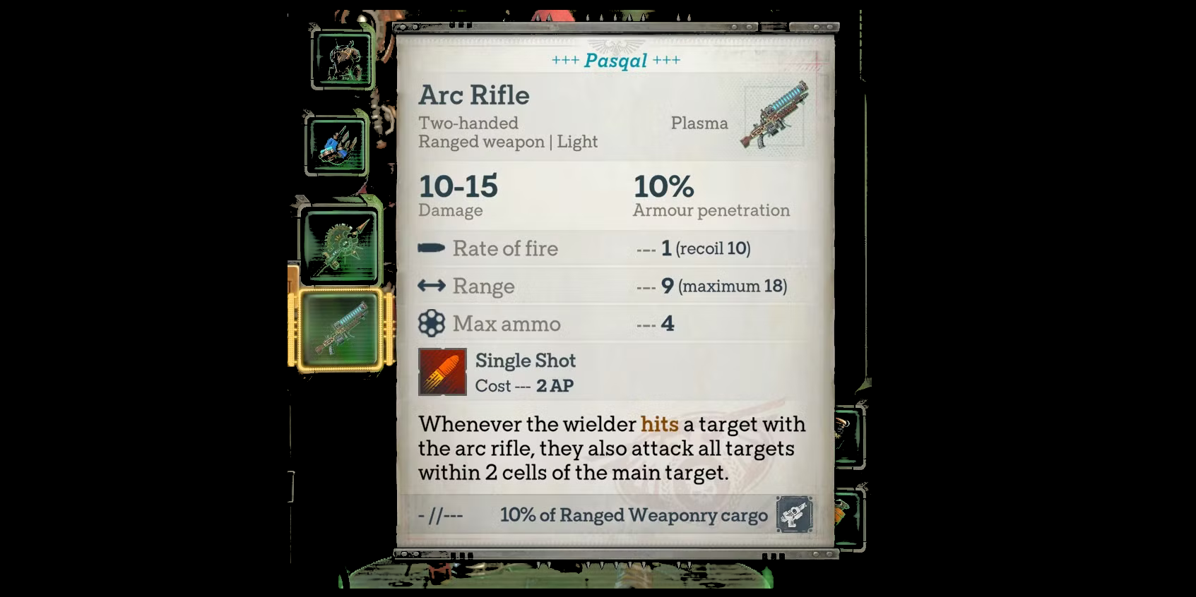 Arc Rifles As Plasma mod for Warhammer 40,000: Rogue Trader